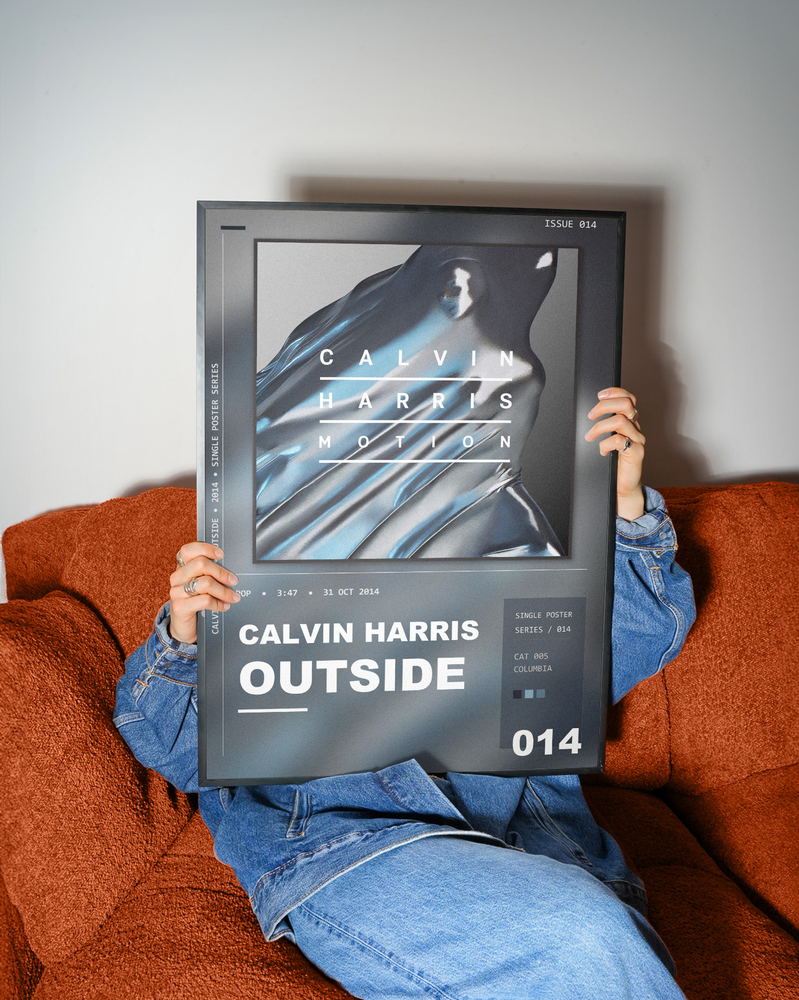 Music poster: Calvin Harris - Outside