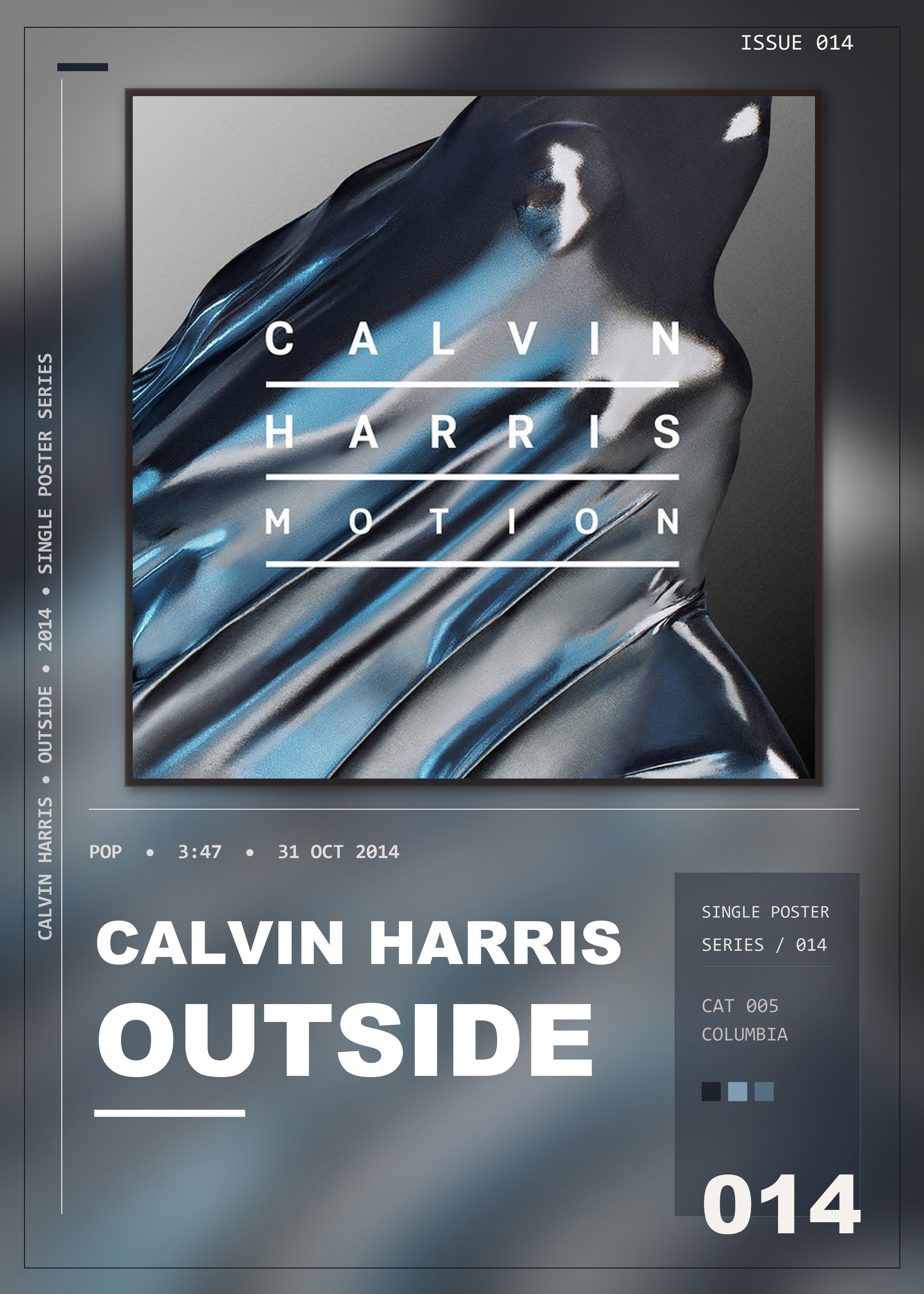 Music poster: Calvin Harris - Outside