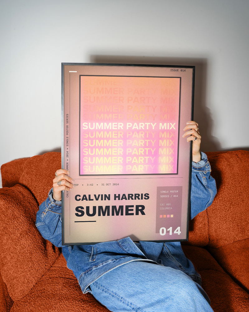 Music poster: Calvin Harris - Summer