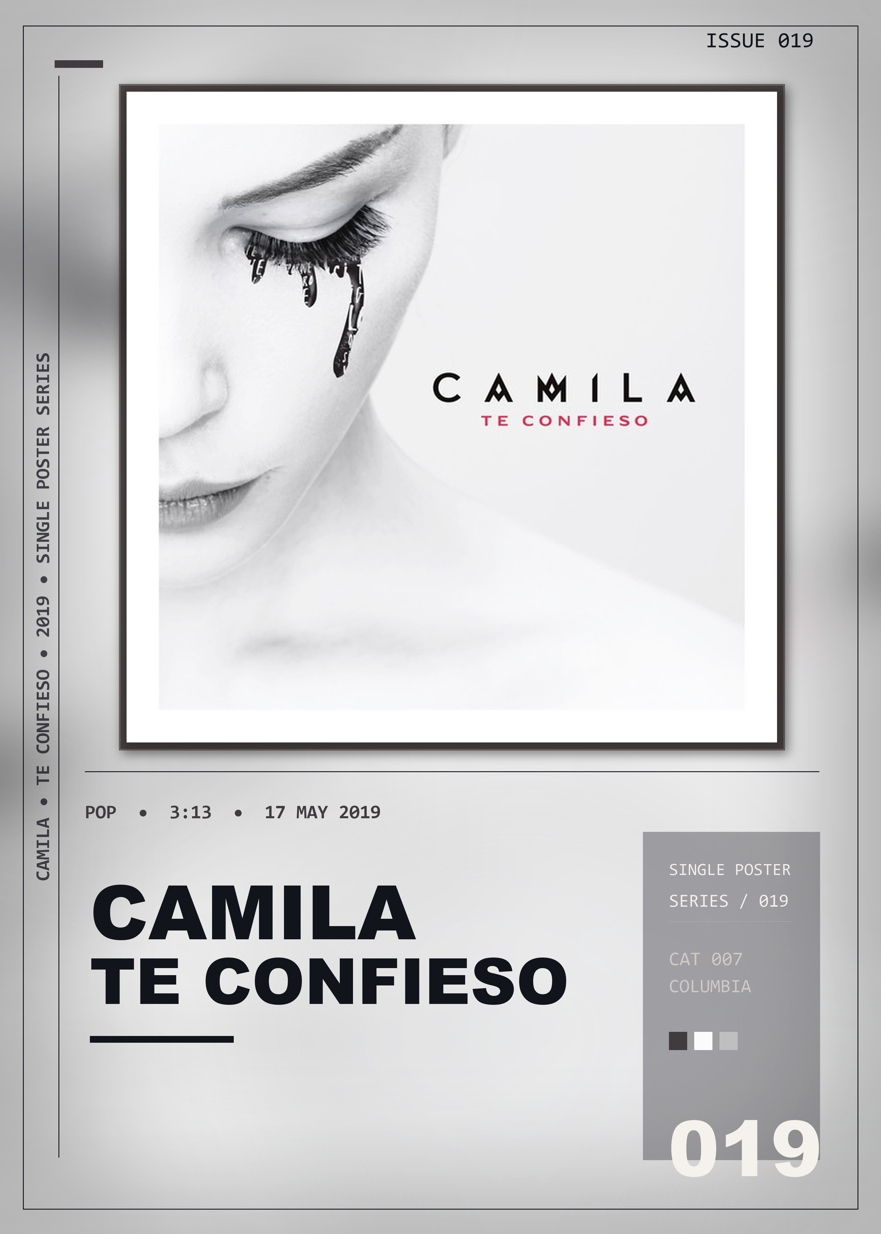 Music poster: Camila - Te Confieso