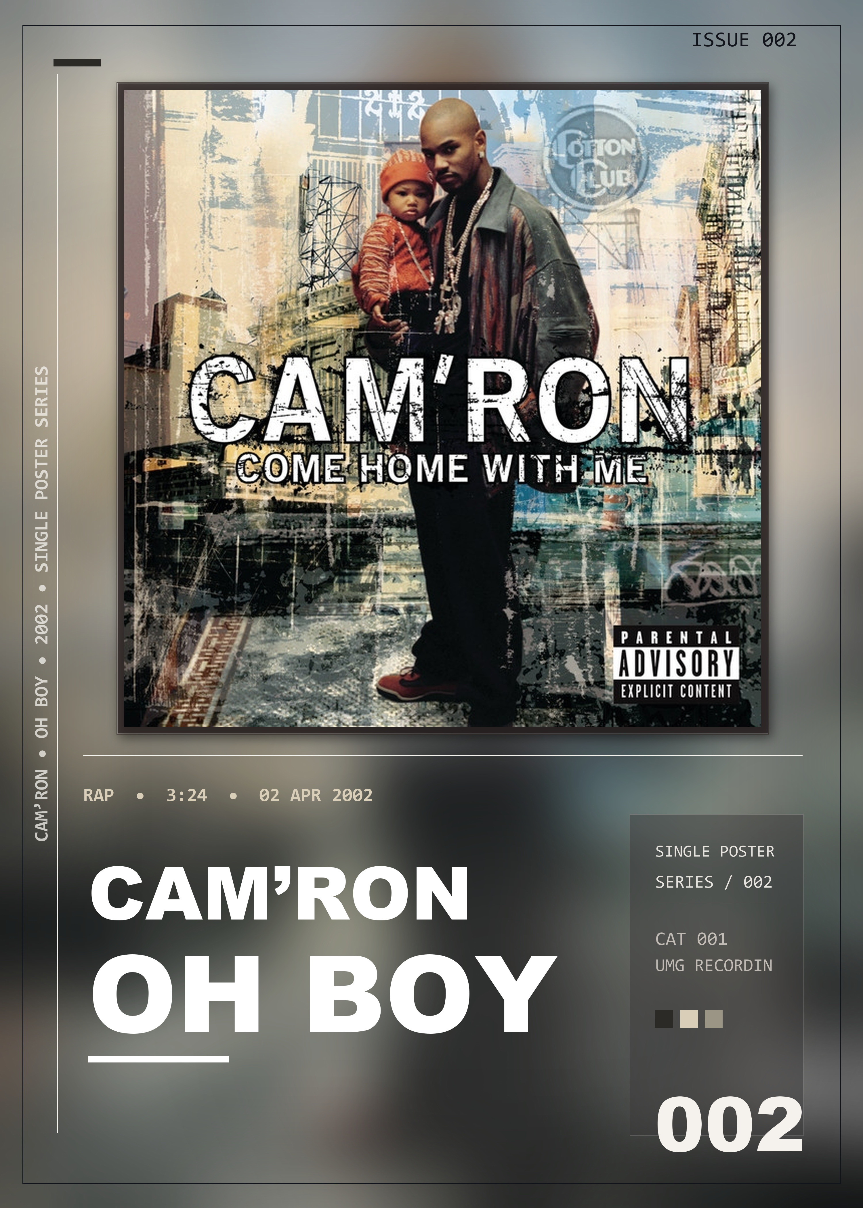 Music poster: Camron - Oh Boy