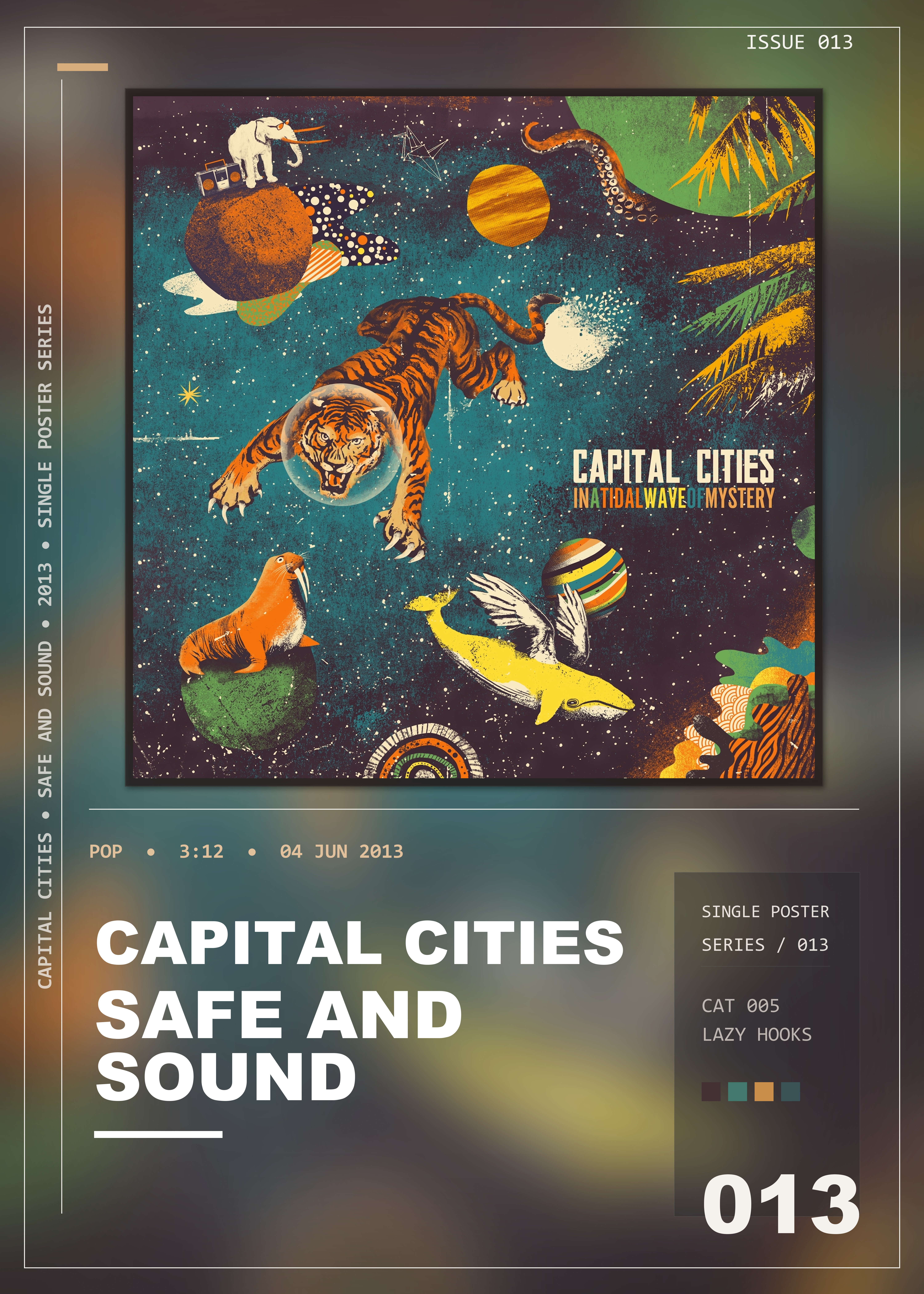 Music poster: Capital Cities - Safe And Sound