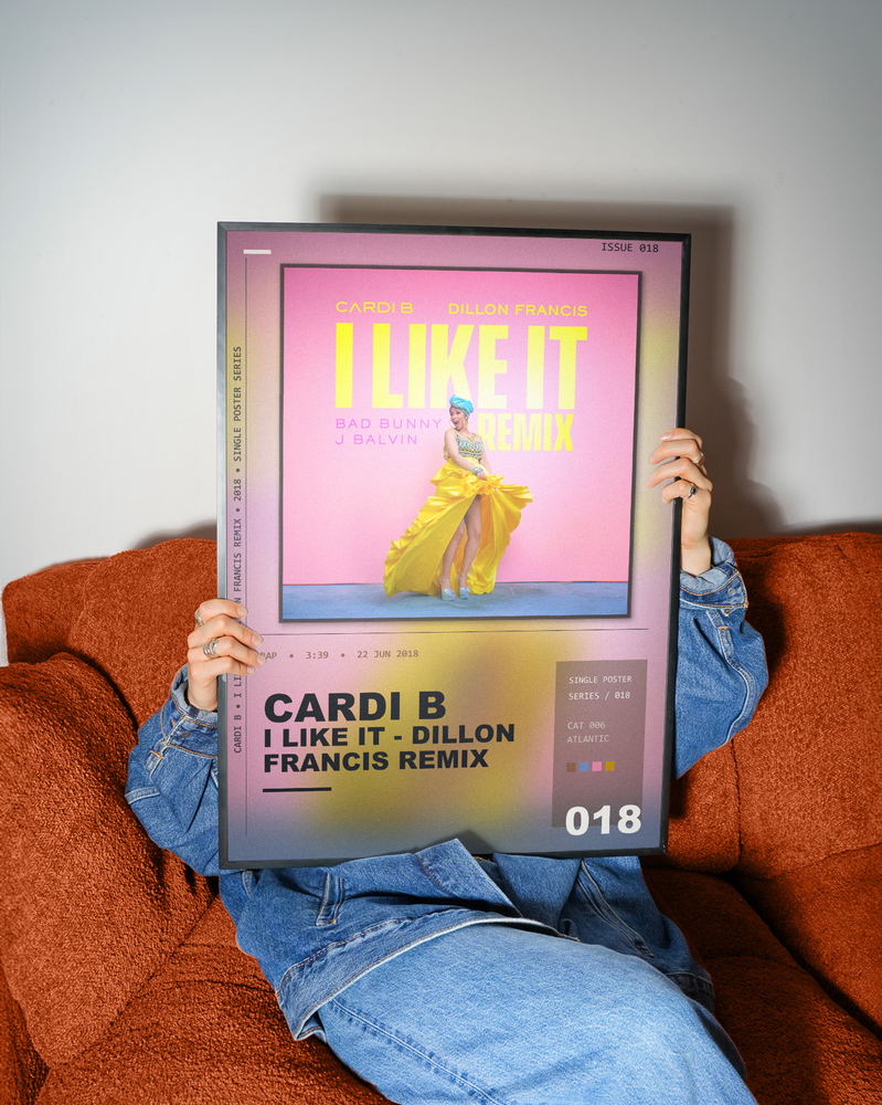 Music poster: Cardi B - I Like It - Dillon Francis Remix