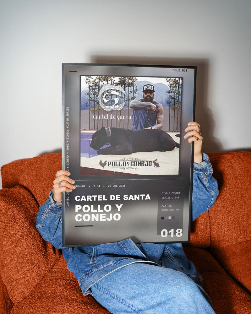 Music poster: Cartel De Santa - Pollo y Conejo