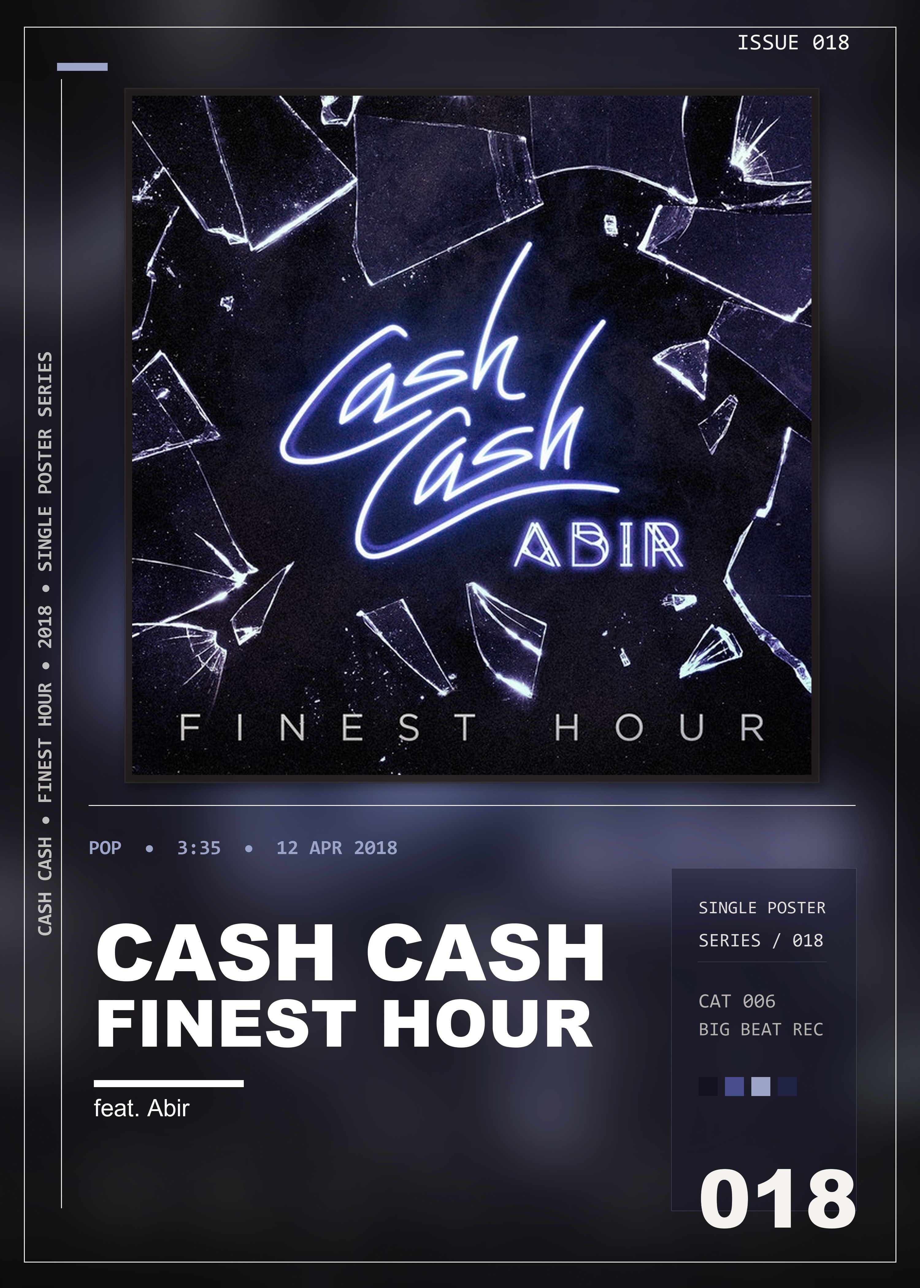 Music poster: Cash Cash - Finest Hour feat Abir