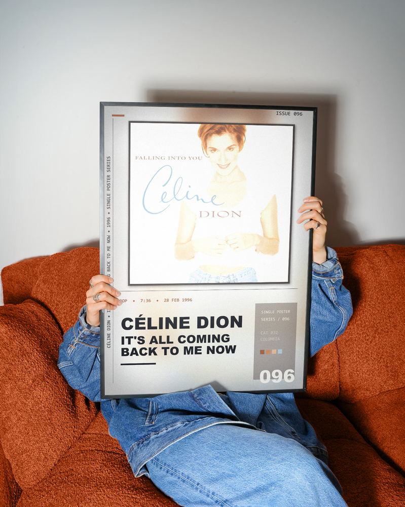 Music poster: Céline Dion - Its All Coming Back to Me Now