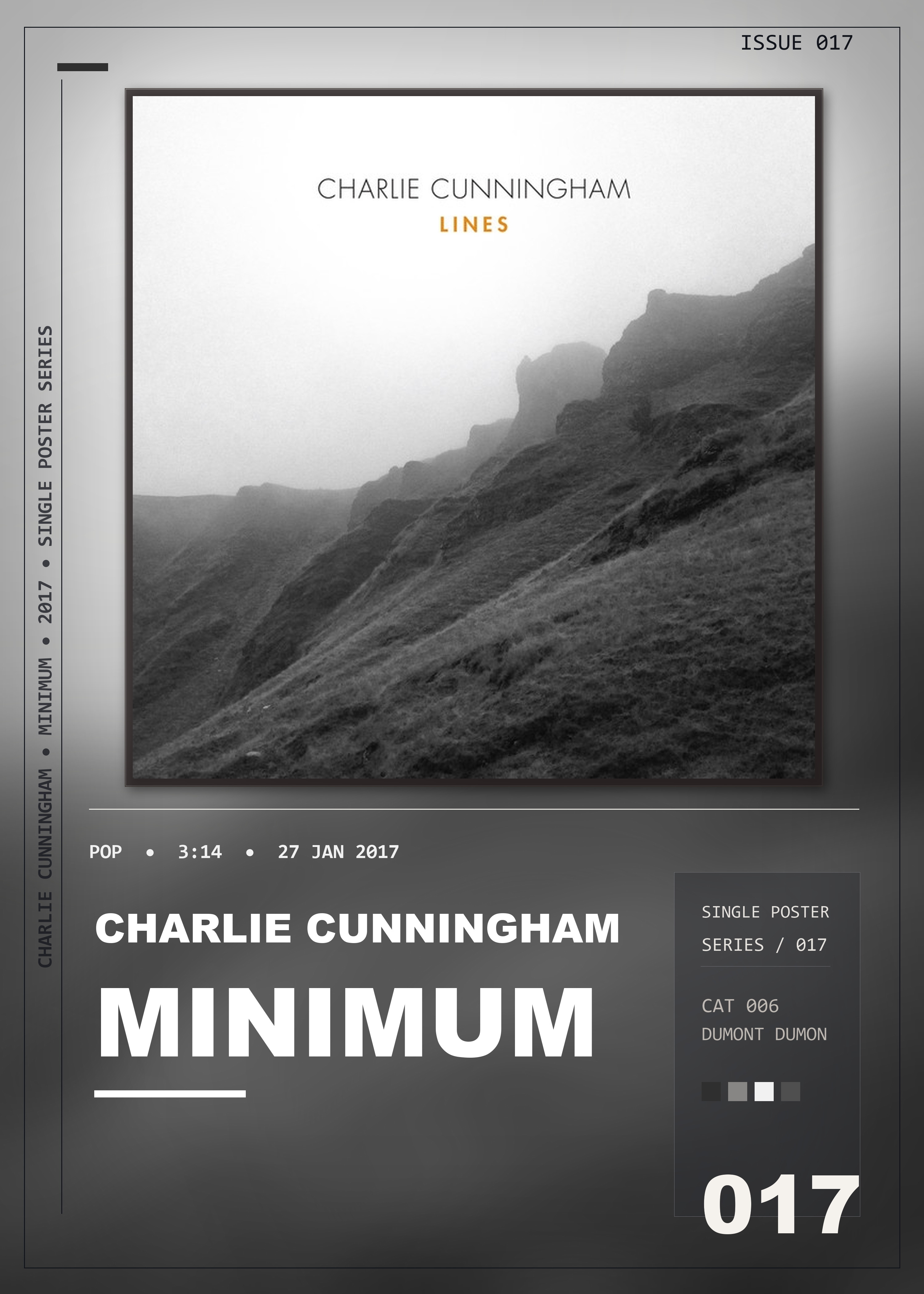 Music poster: Charlie Cunningham - Minimum