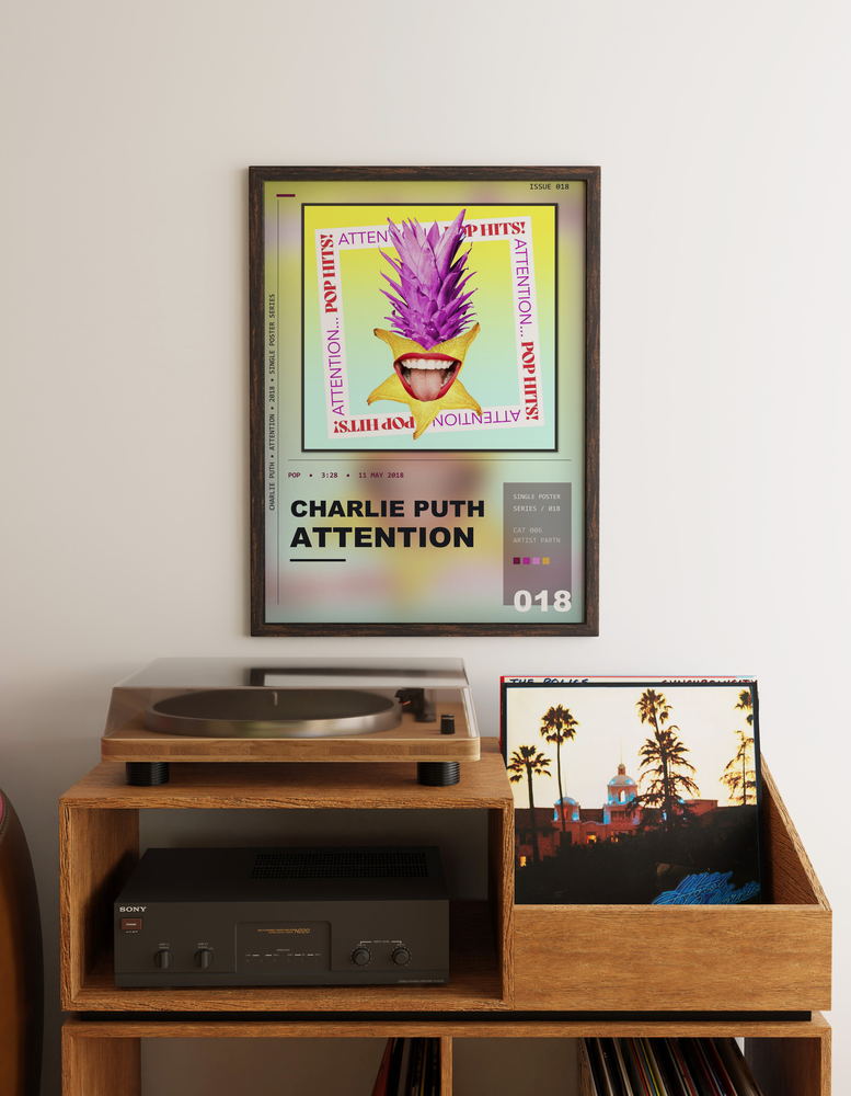 Music poster: Charlie Puth - Attention