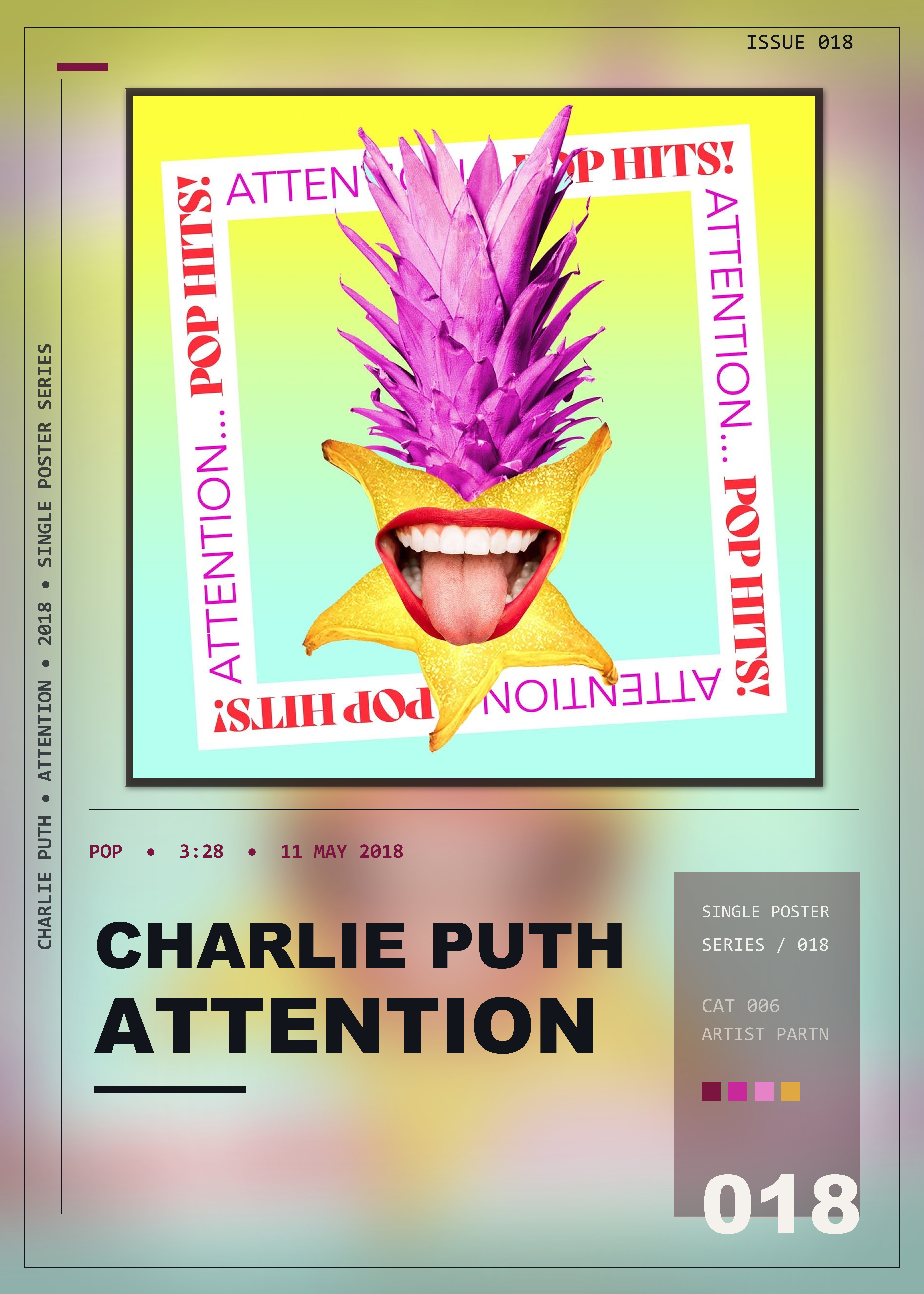 Music poster: Charlie Puth - Attention