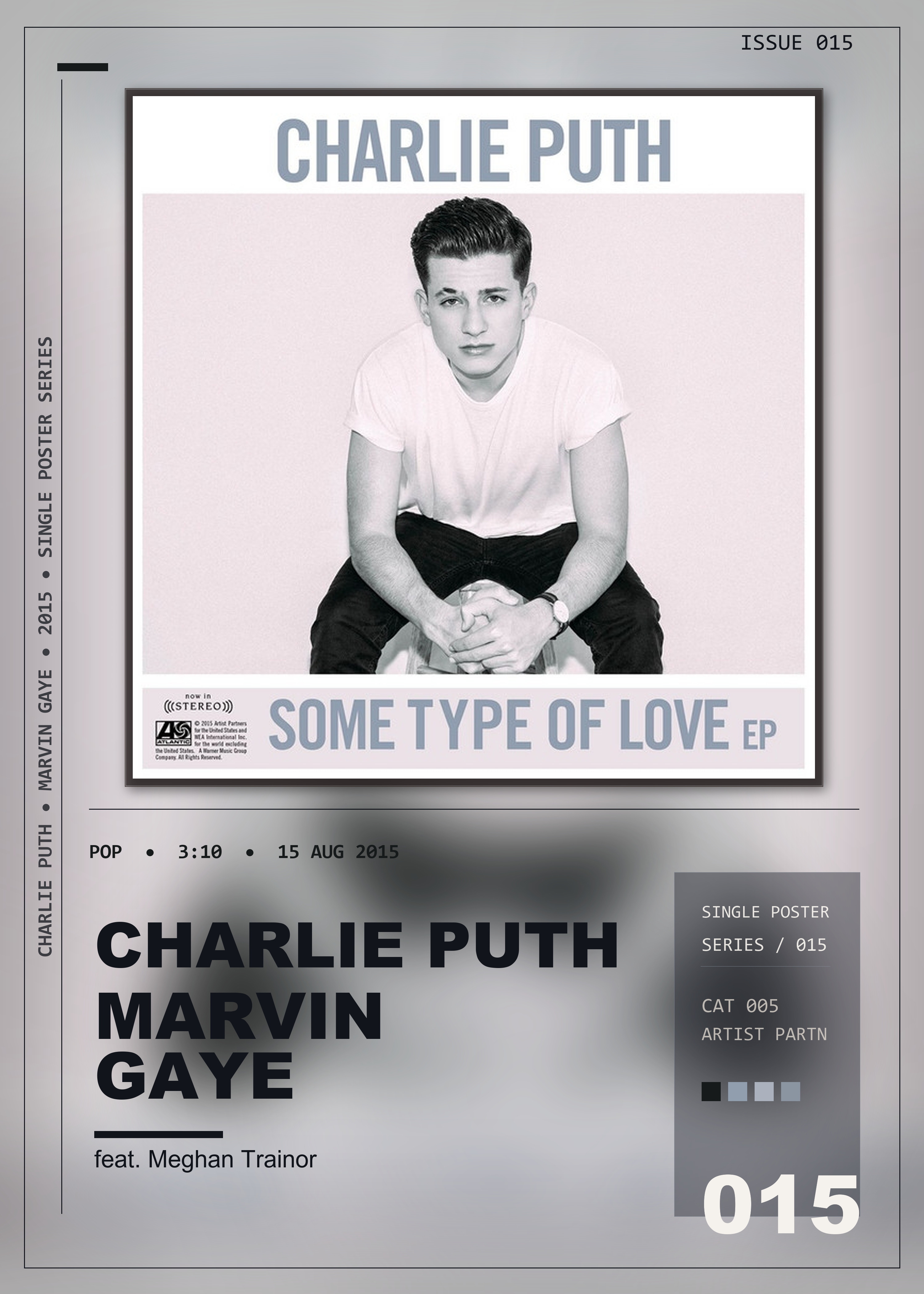 Music poster: Charlie Puth - Marvin Gaye feat Meghan Trainor