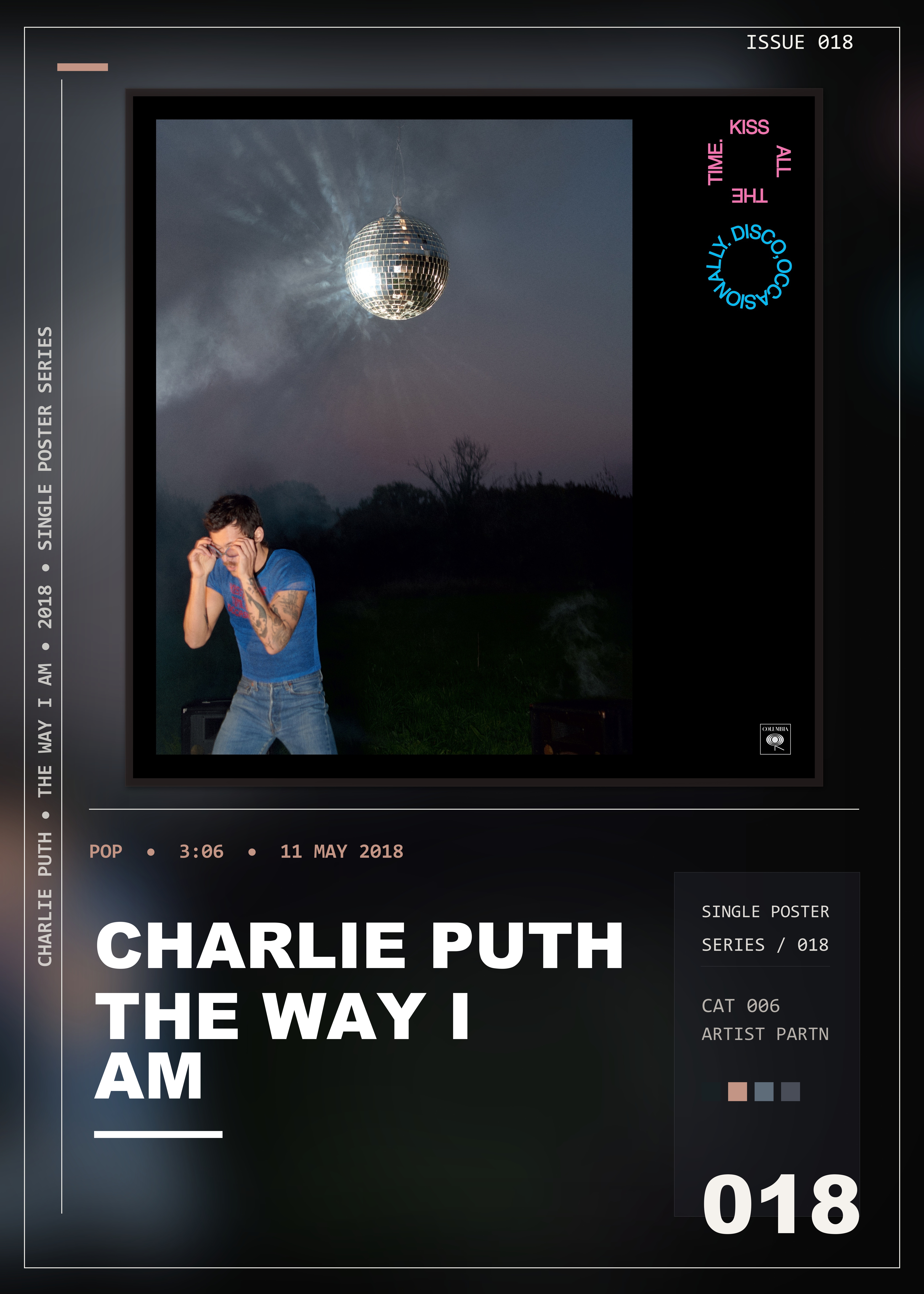 Music poster: Charlie Puth - The Way I Am