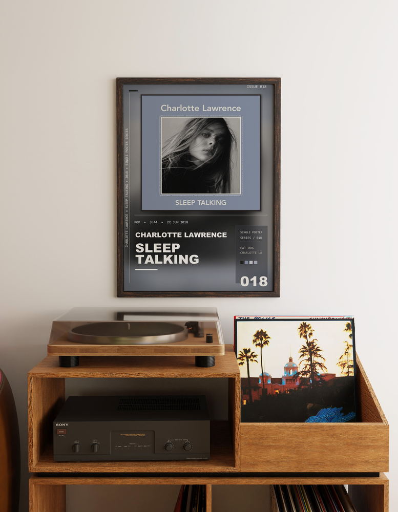 Music poster: Charlotte Lawrence - Sleep Talking