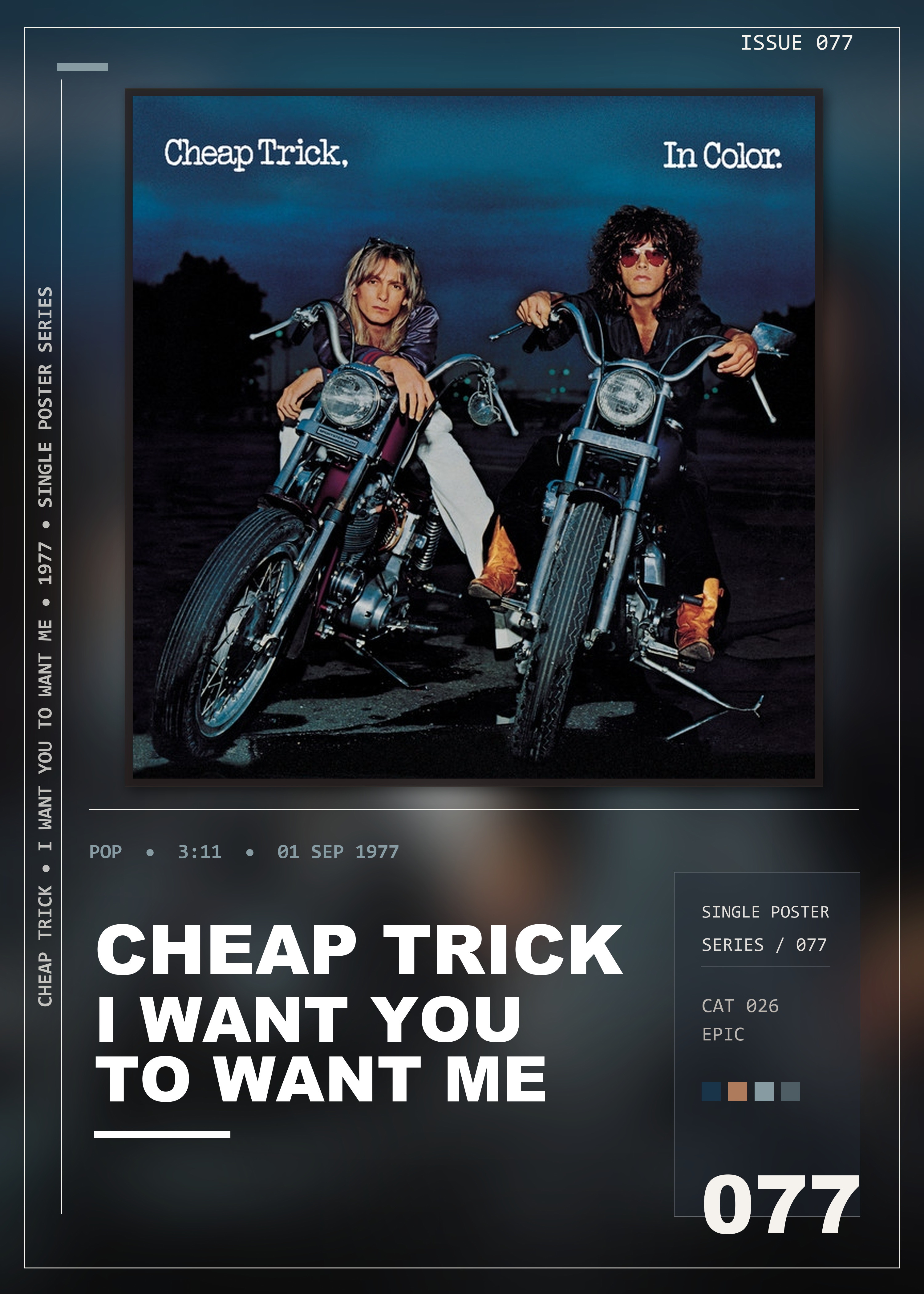 Music poster: Cheap Trick - I Want You to Want Me