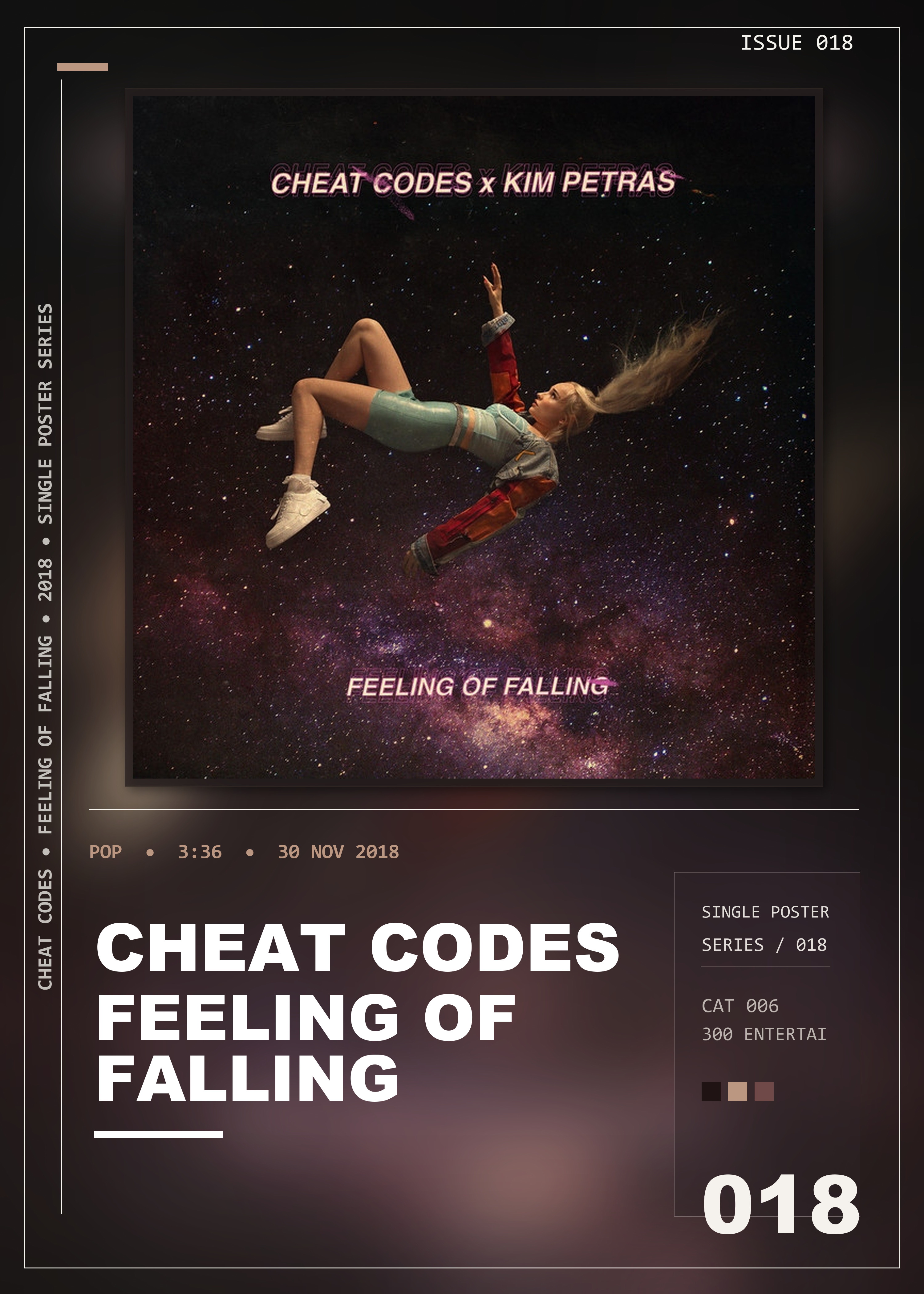 Music poster: Cheat Codes - Feeling of Falling