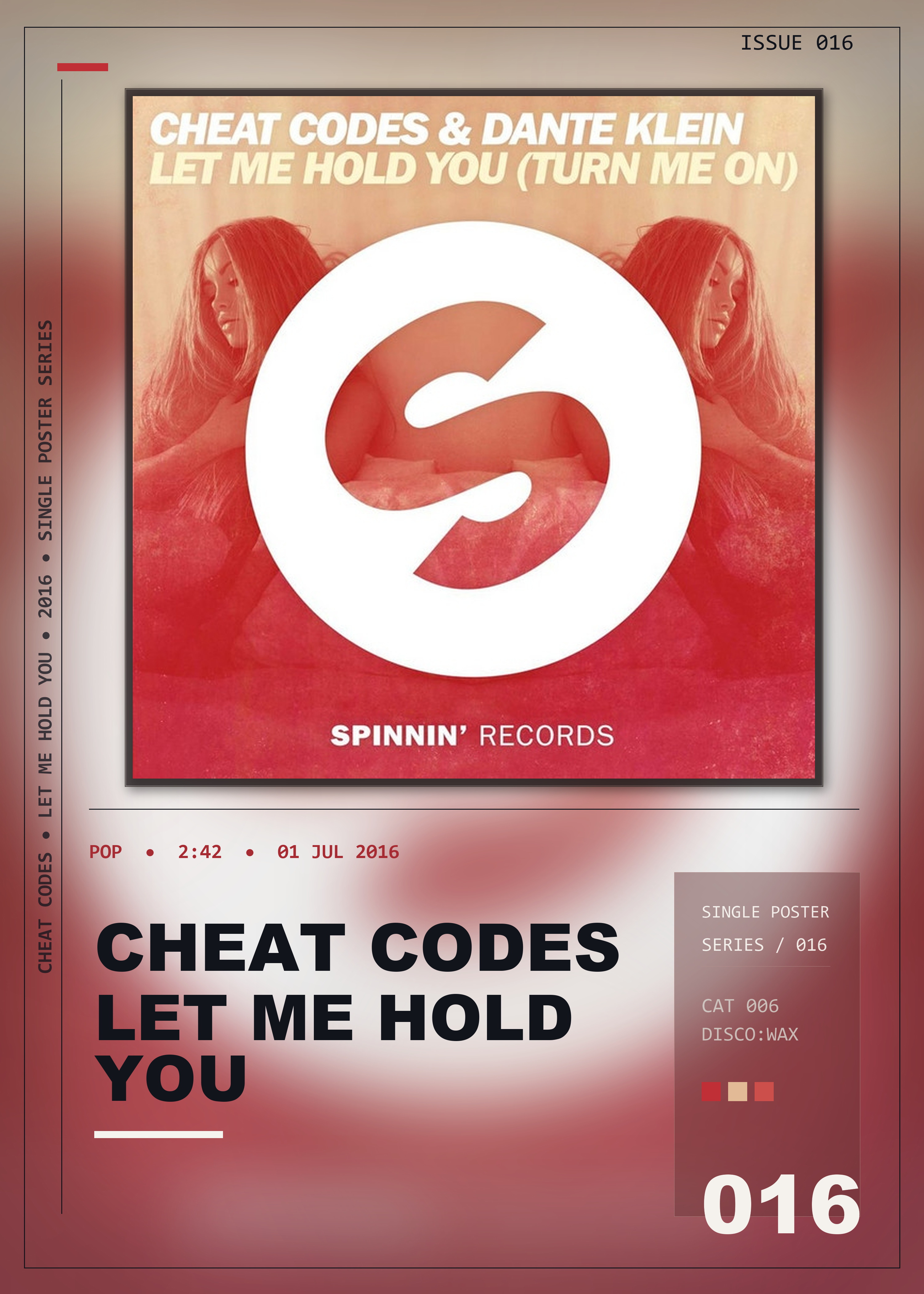 Music poster: Cheat Codes - Let Me Hold You Turn Me On