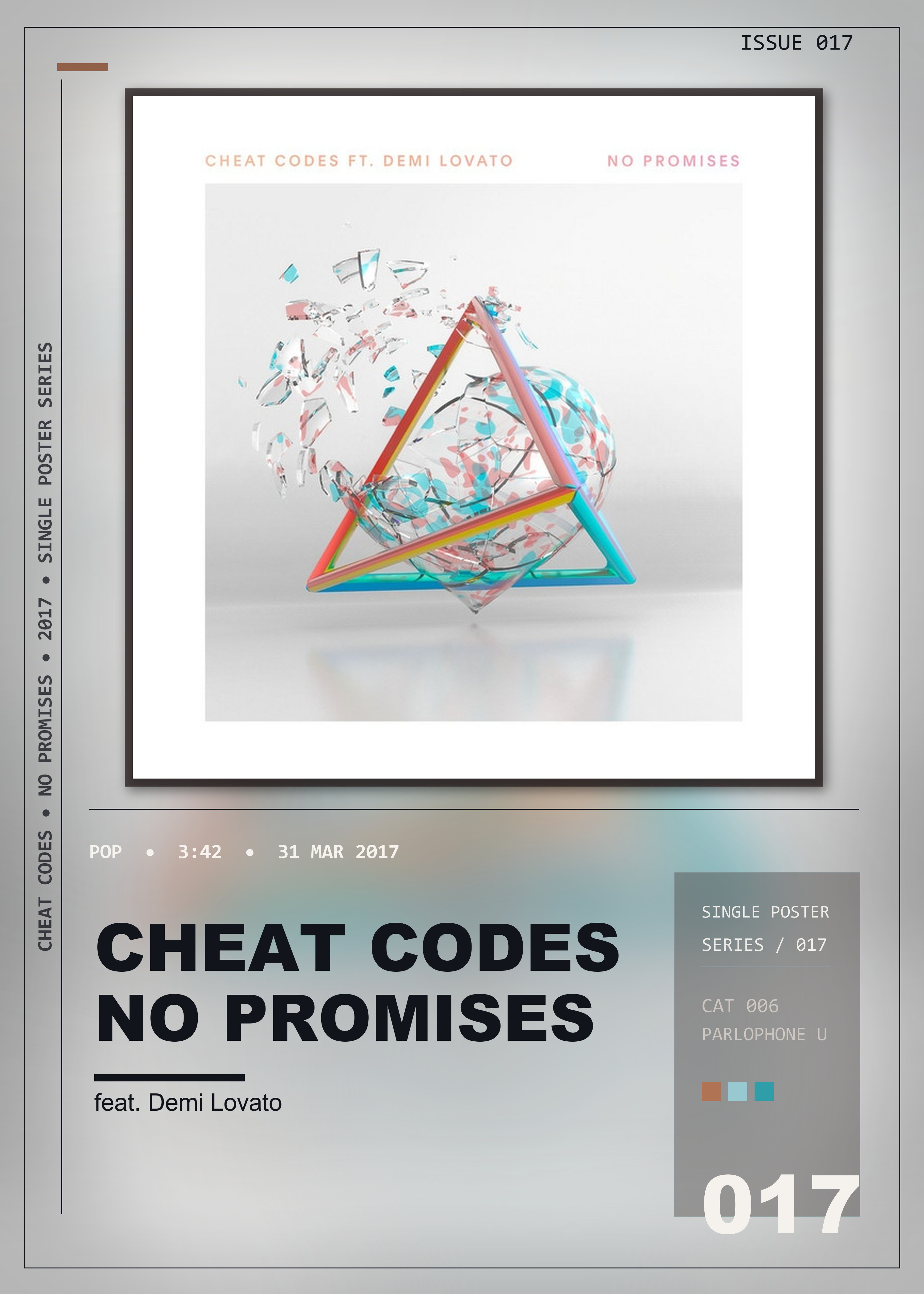 Music poster: Cheat Codes - No Promises feat Demi Lovato