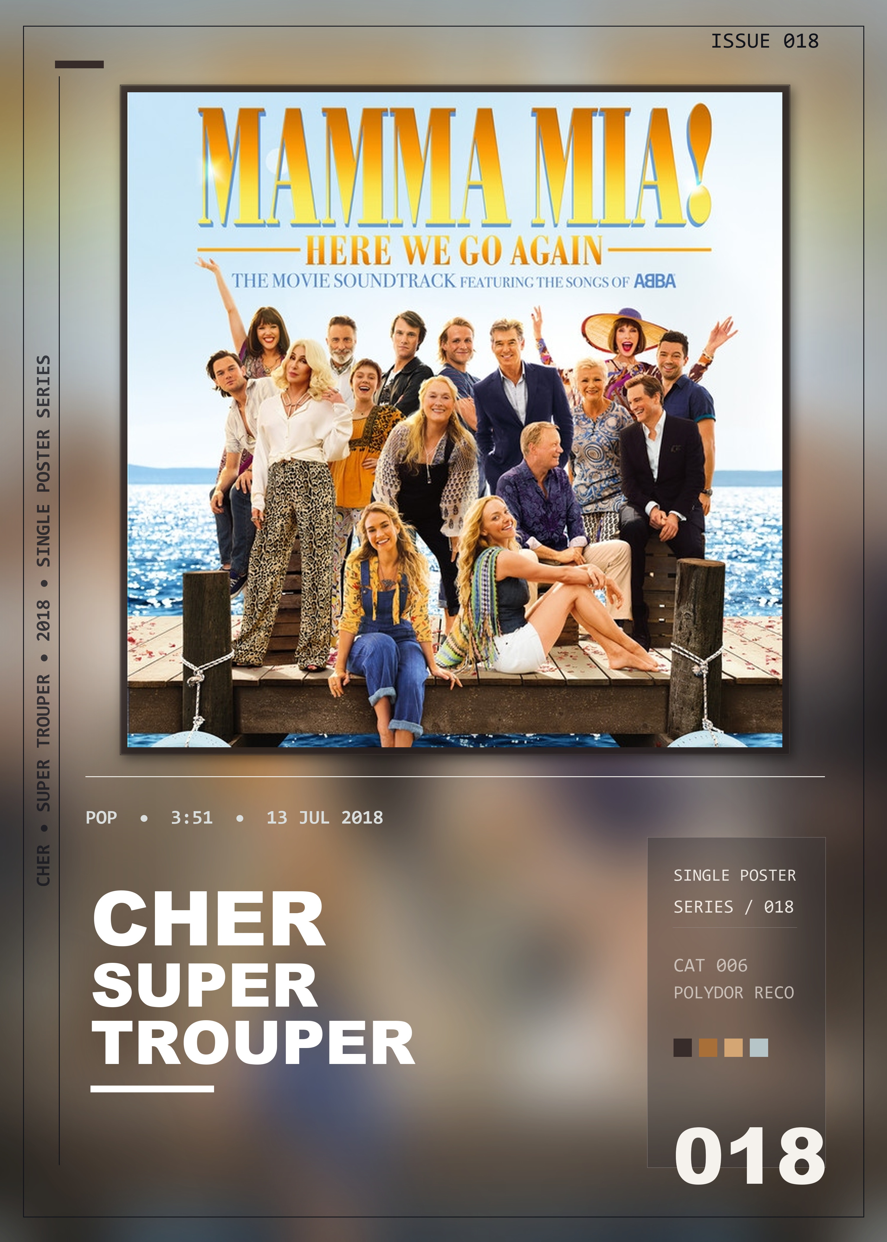 Music poster: Cher - Super Trouper