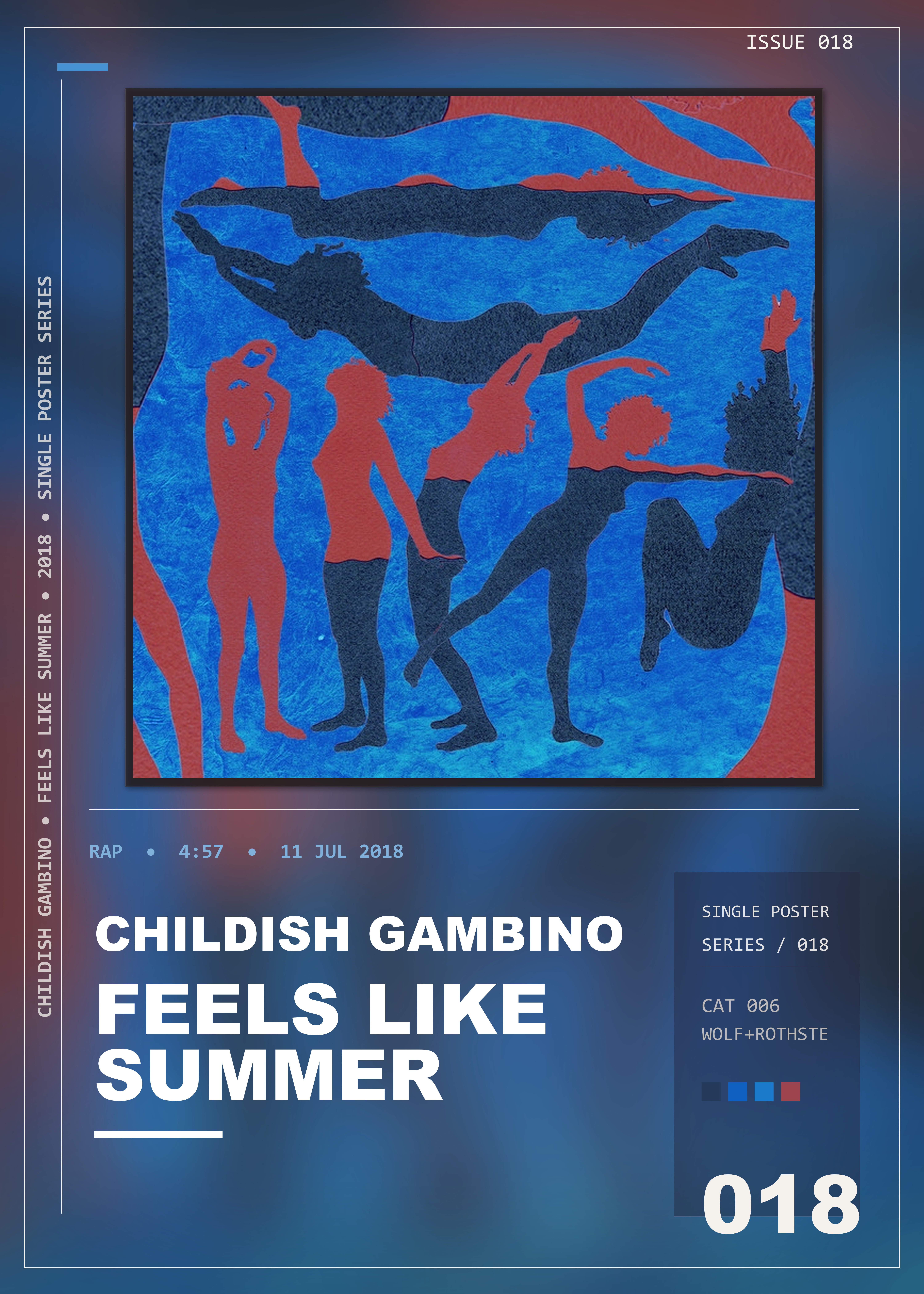 Music poster: Childish Gambino - Feels Like Summer