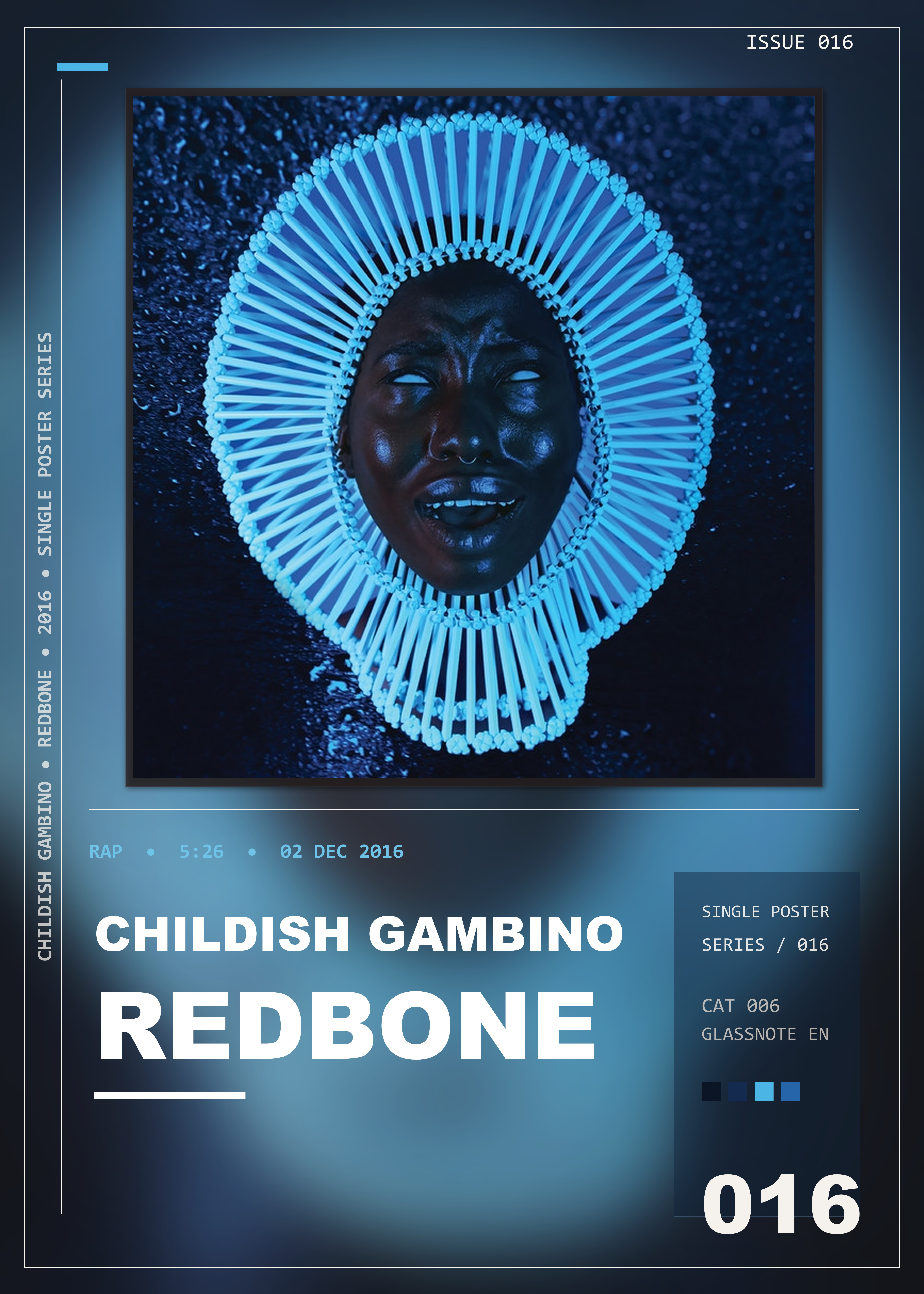 Music poster: Childish Gambino - Redbone