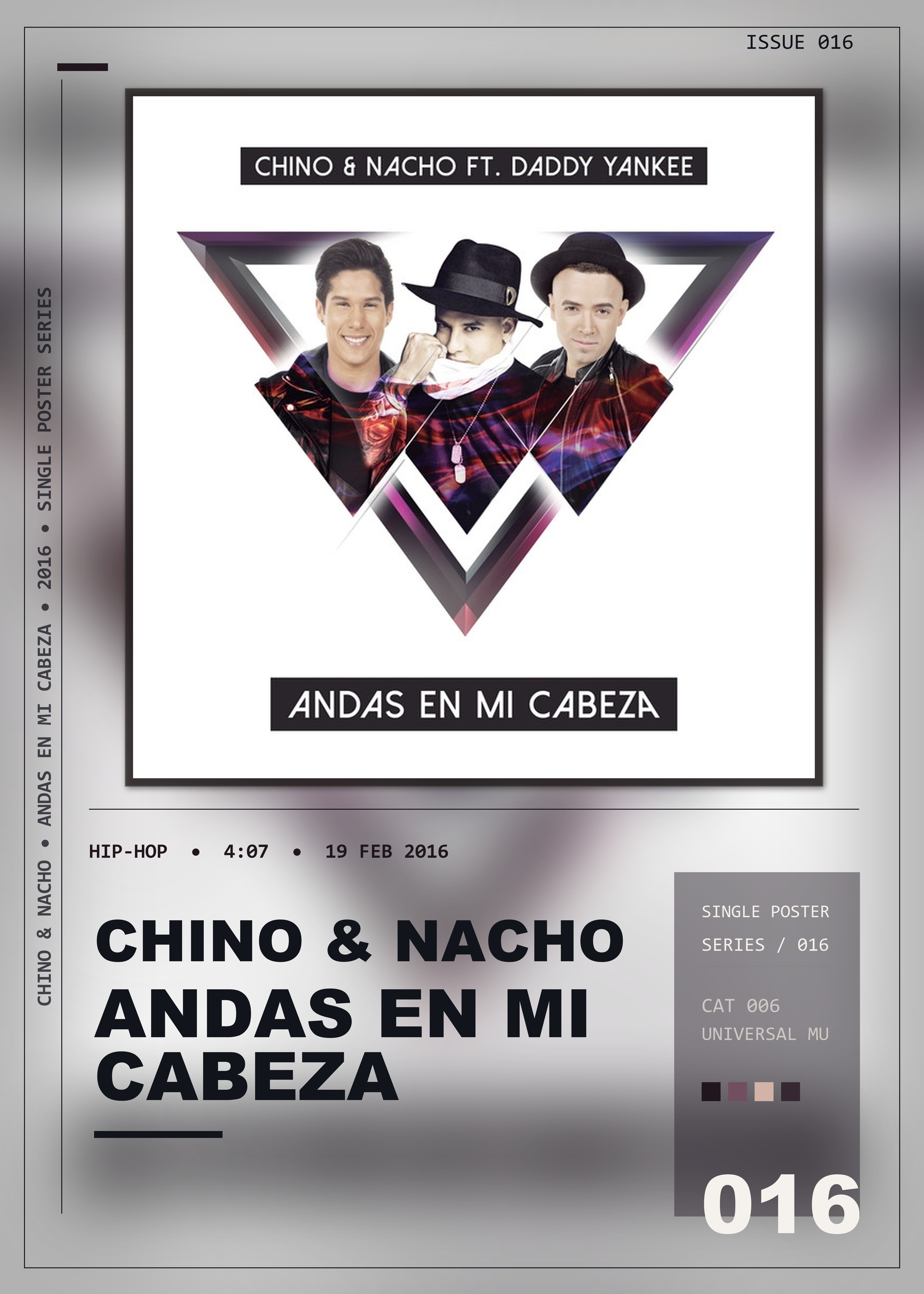 Music poster: Chino Nacho - Andas En Mi Cabeza
