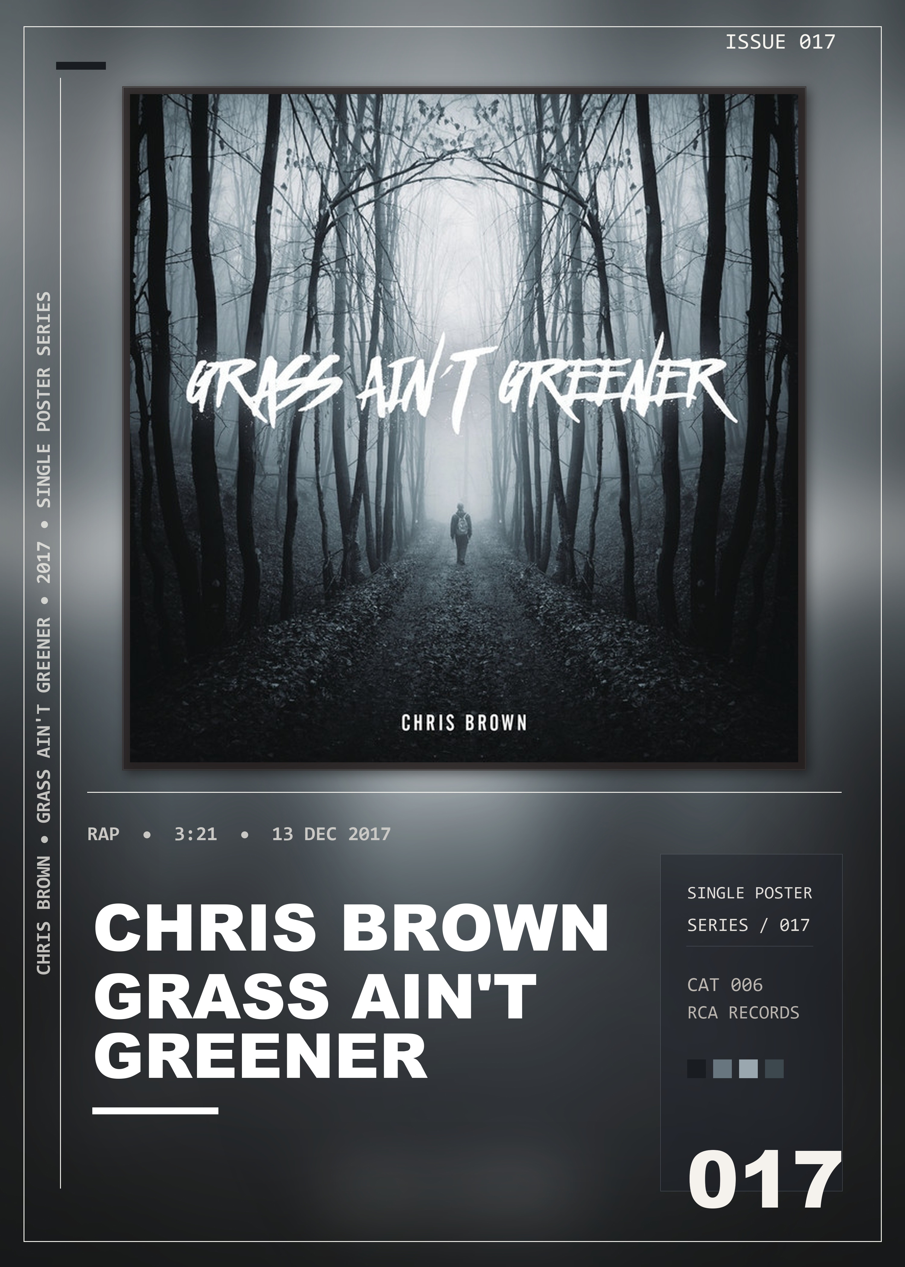 Music poster: Chris Brown - Grass Aint Greener