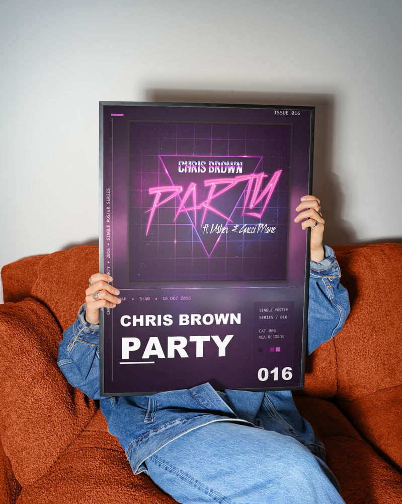 Music poster: Chris Brown - Party