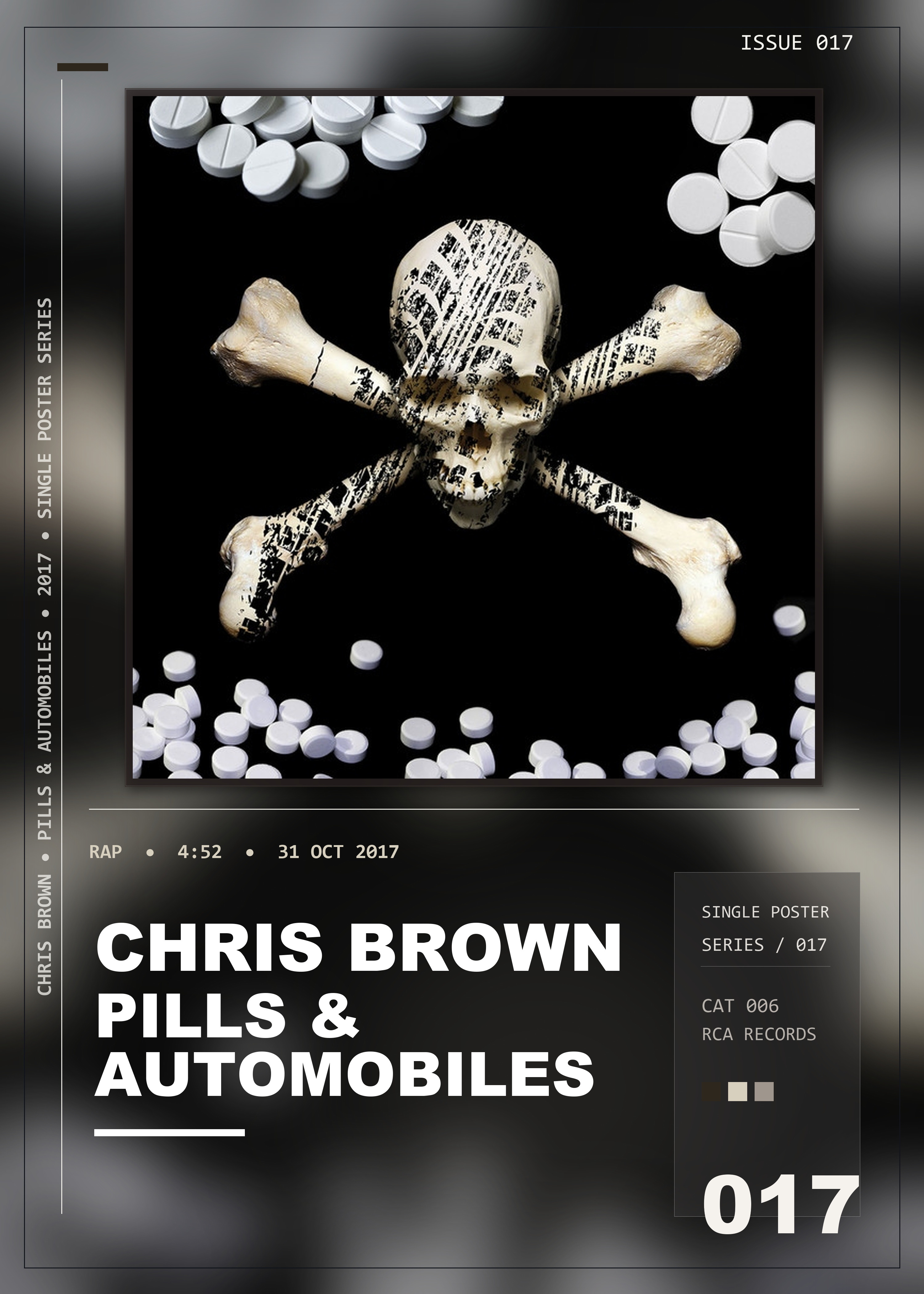 Music poster: Chris Brown - Pills Automobiles