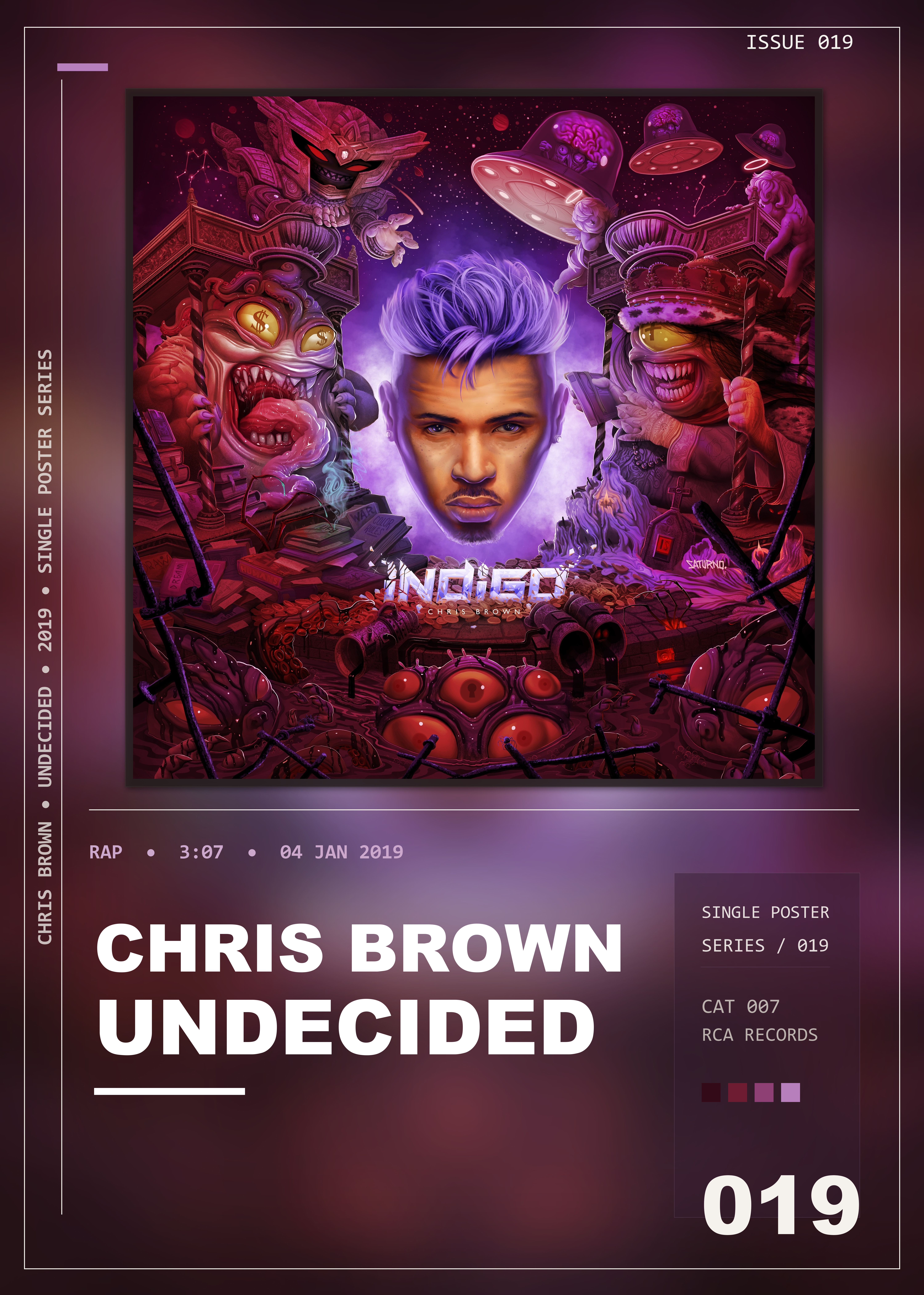 Music poster: Chris Brown - Undecided