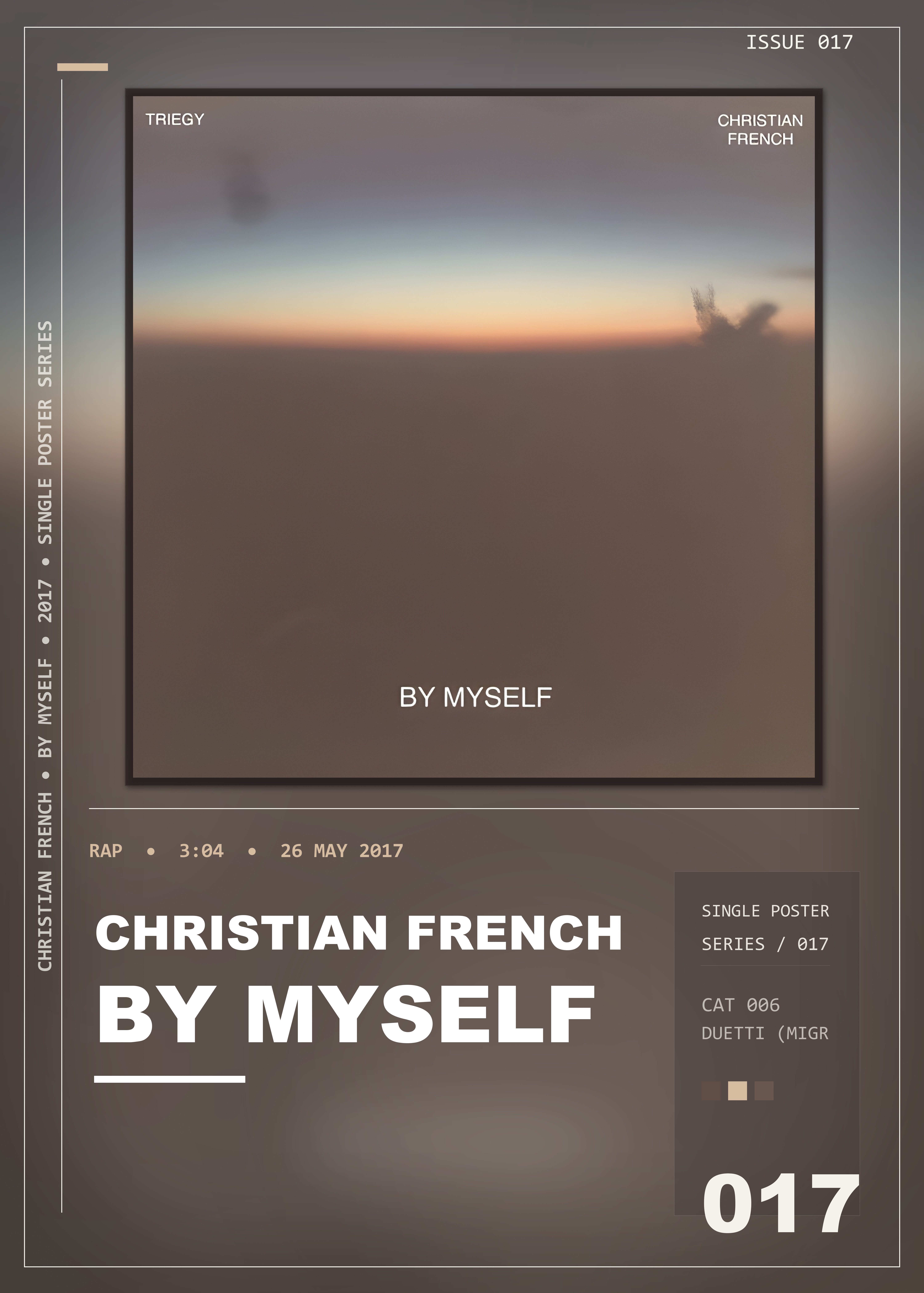 Music poster: Christian French - By Myself
