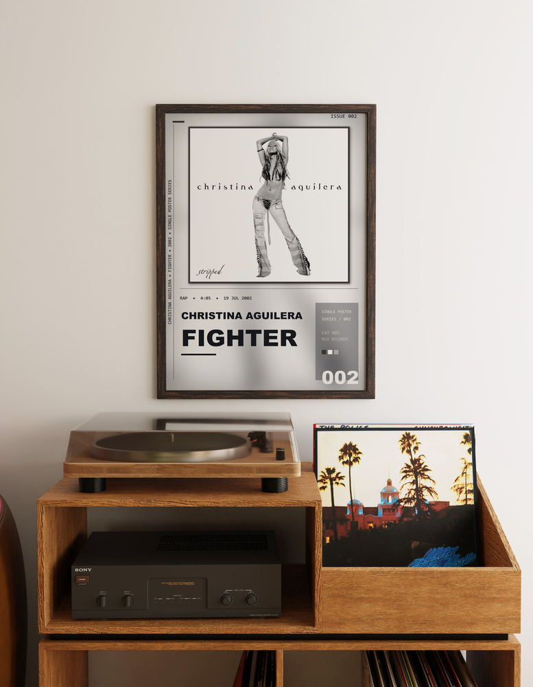 Music poster: Christina Aguilera - Fighter