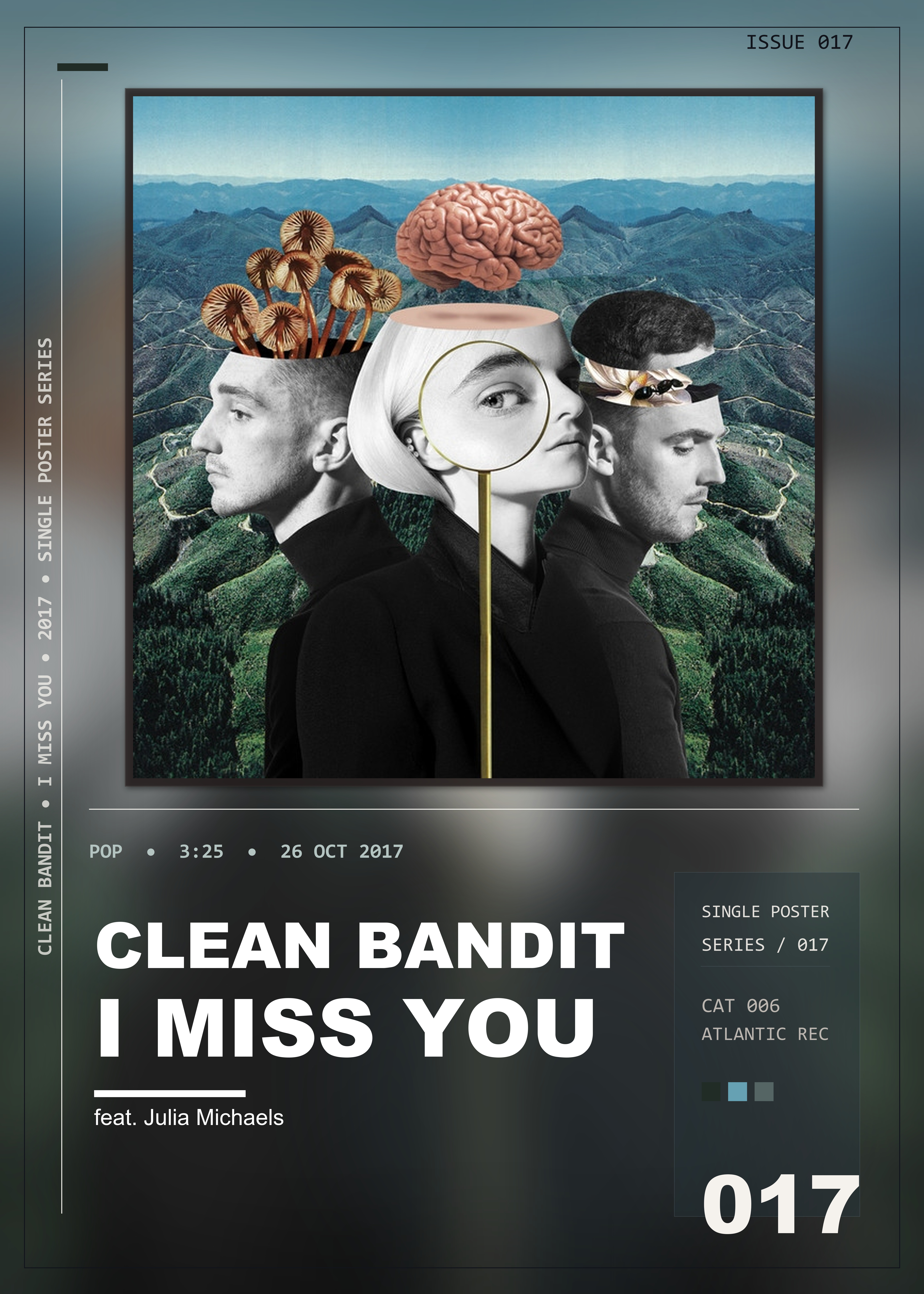 Music poster: Clean Bandit - I Miss You feat Julia Michaels