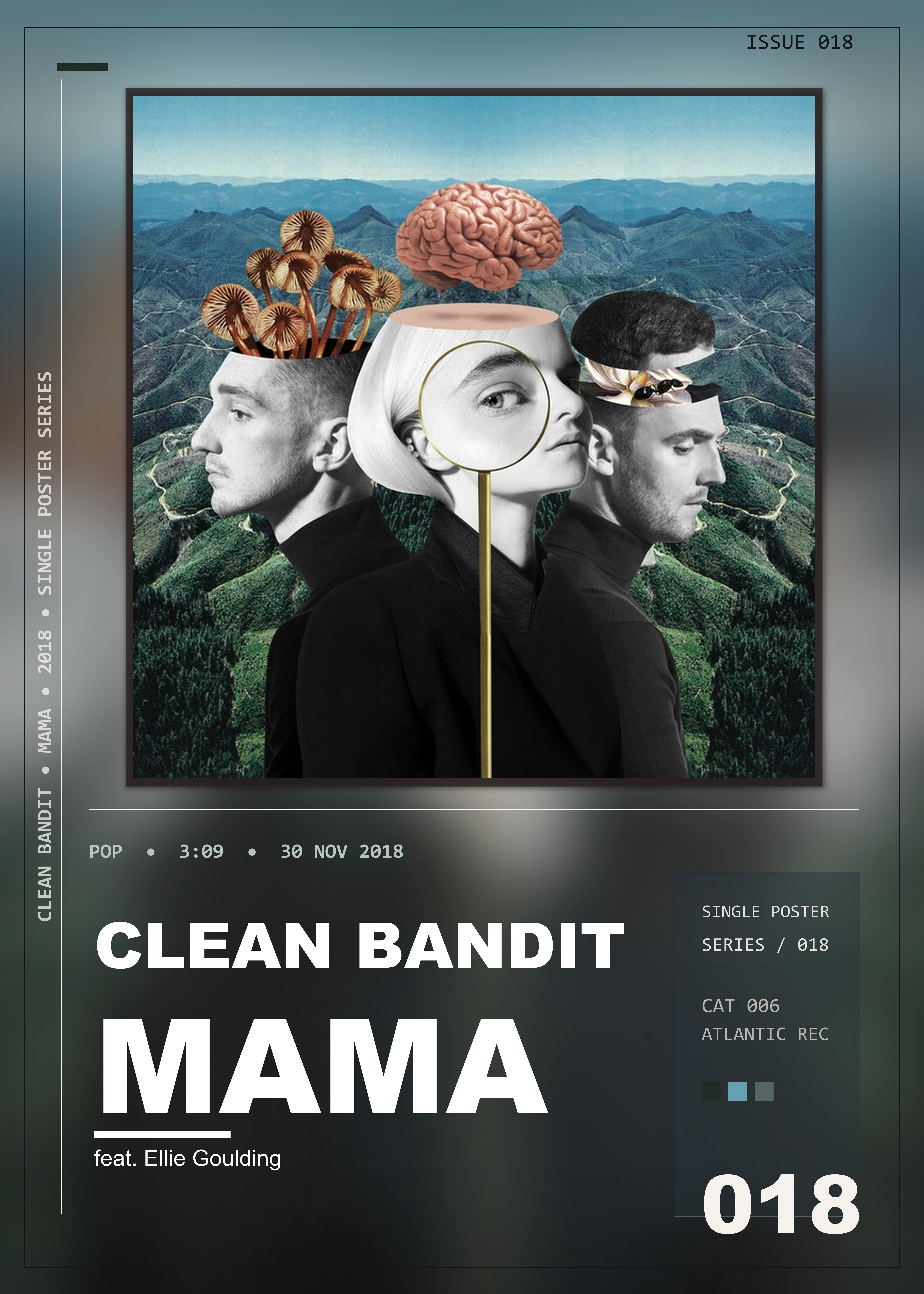 Music poster: Clean Bandit - Mama feat Ellie Goulding