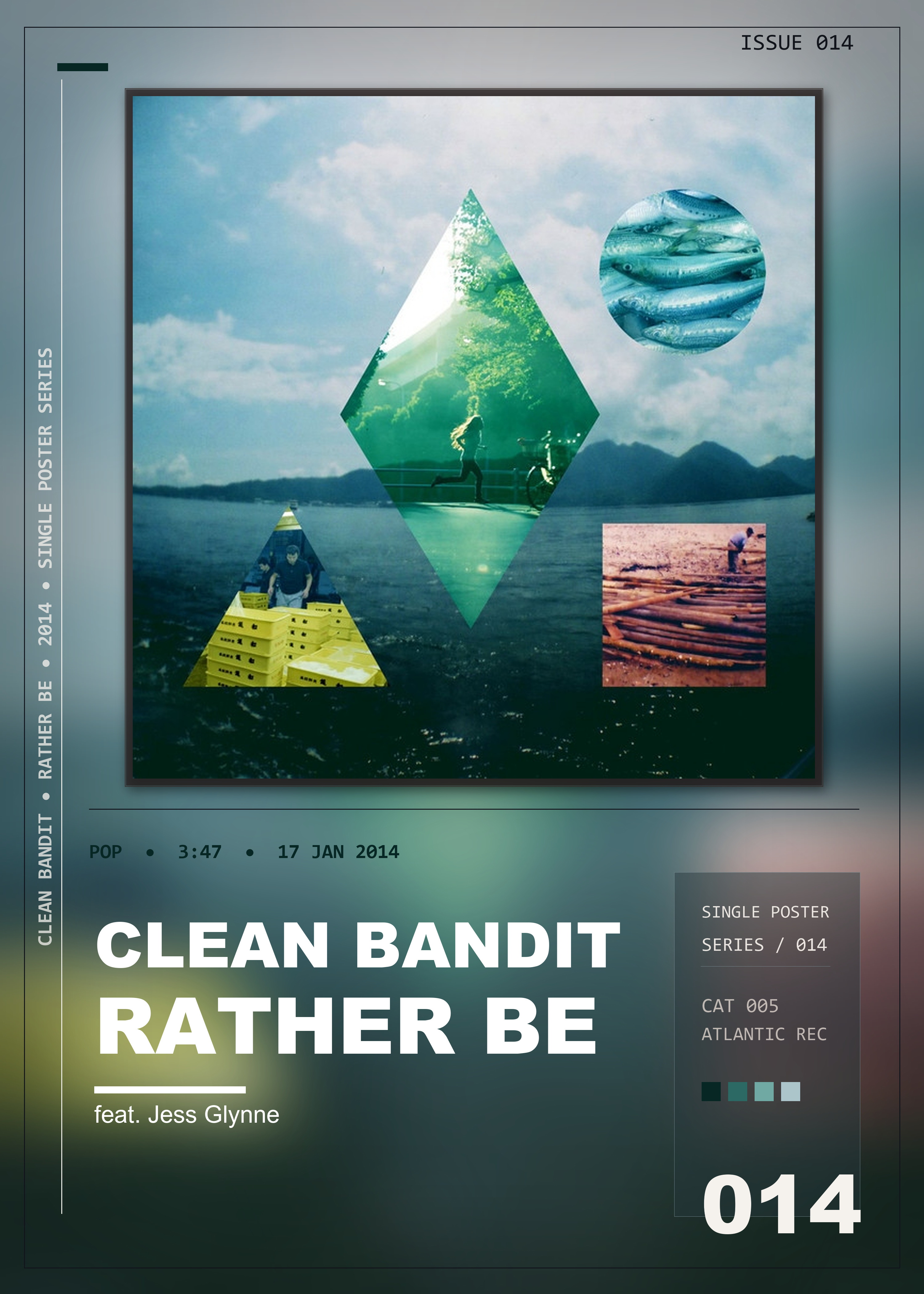 Music poster: Clean Bandit - Rather Be feat Jess Glynne