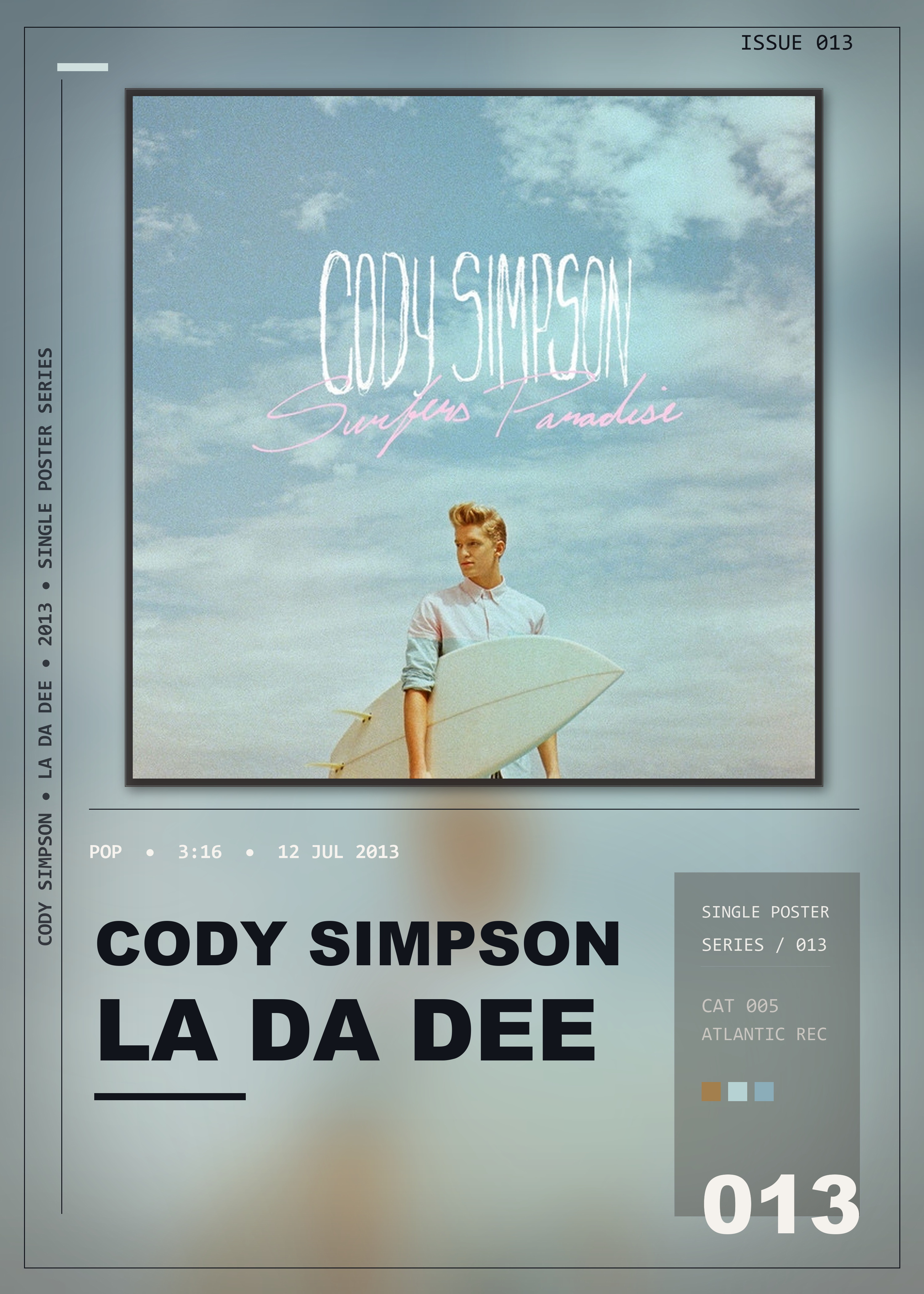 Music poster: Cody Simpson - La Da Dee