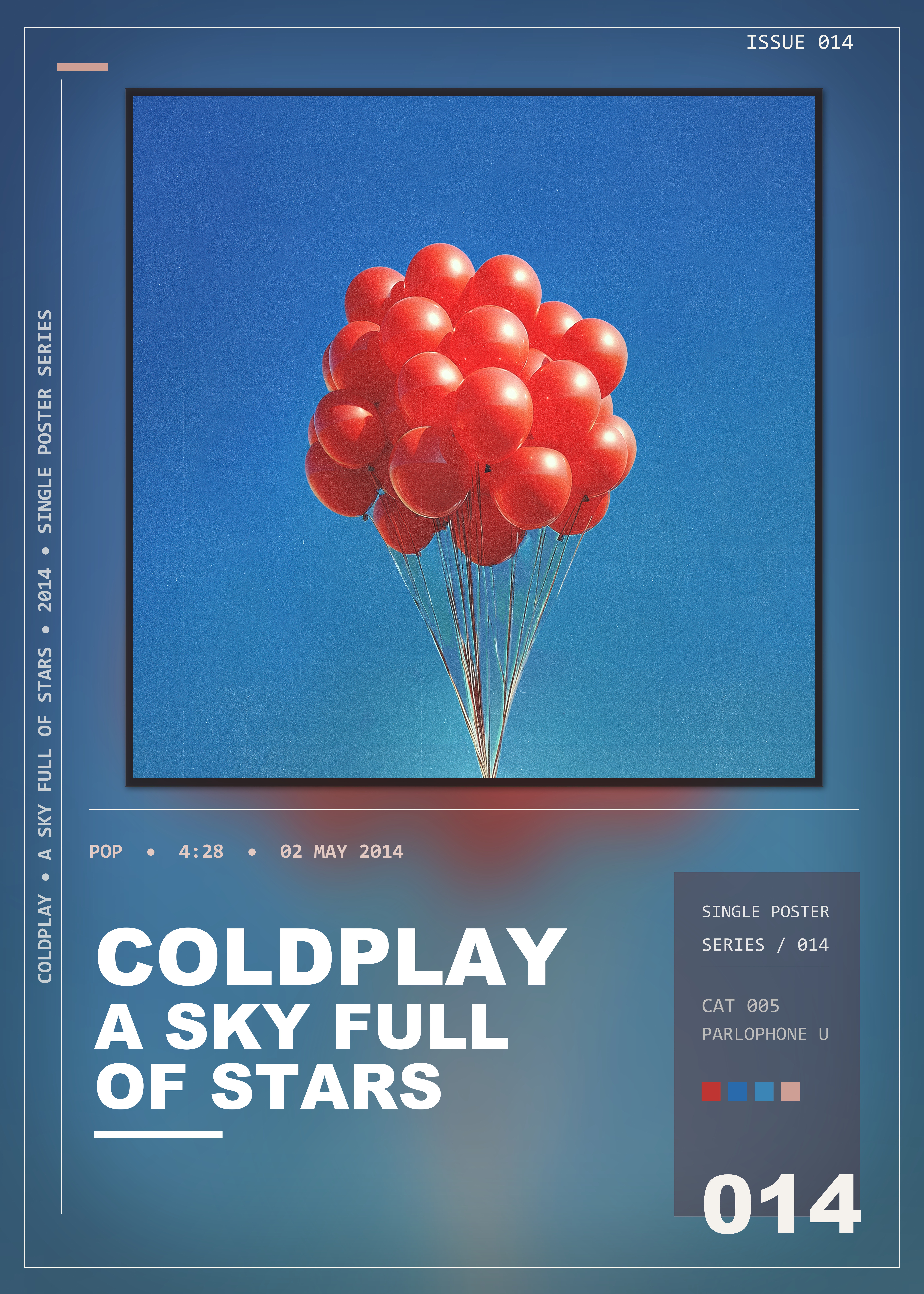 Music poster: Coldplay - A Sky Full of Stars