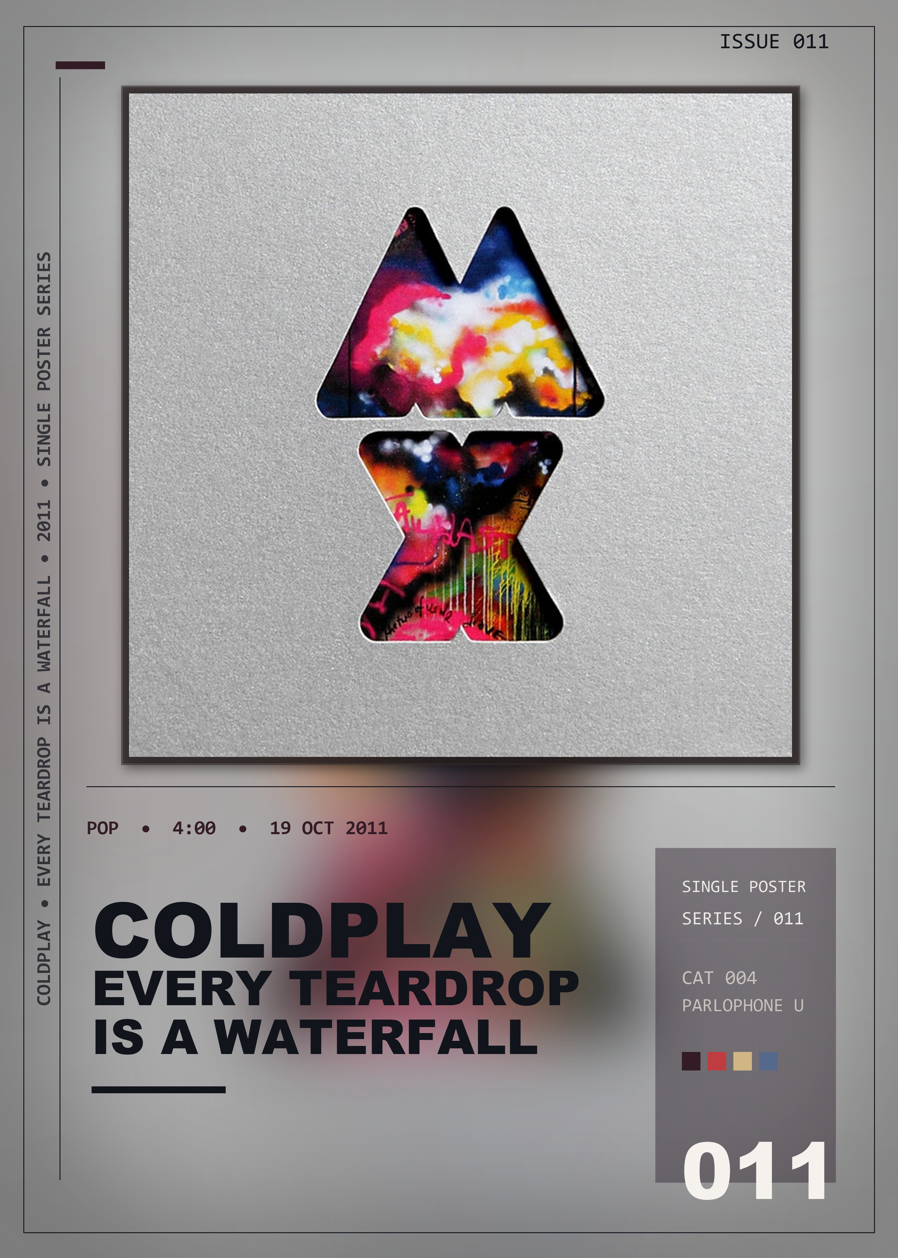 Music poster: Coldplay - Every Teardrop Is a Waterfall