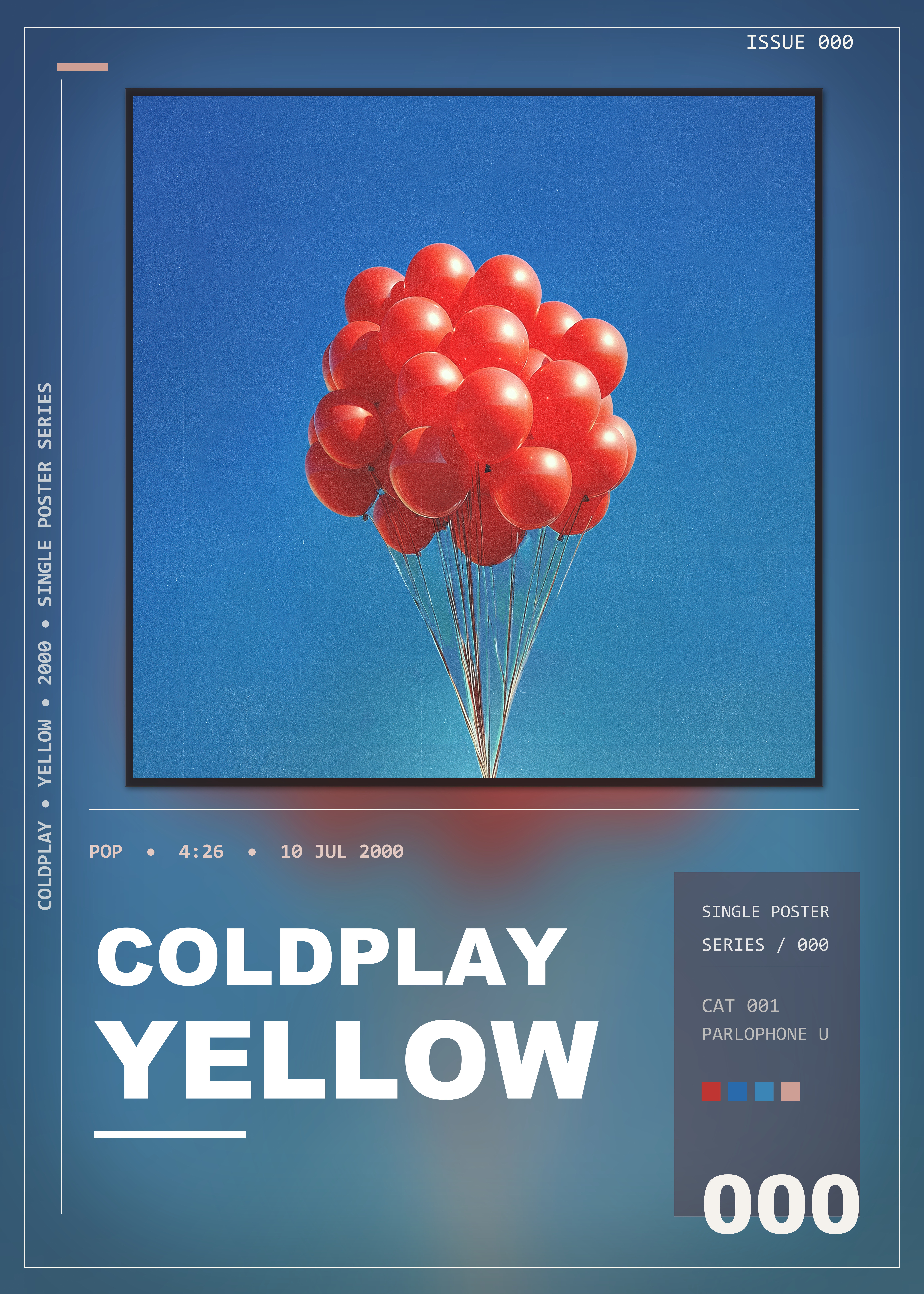 Music poster: Coldplay - Yellow