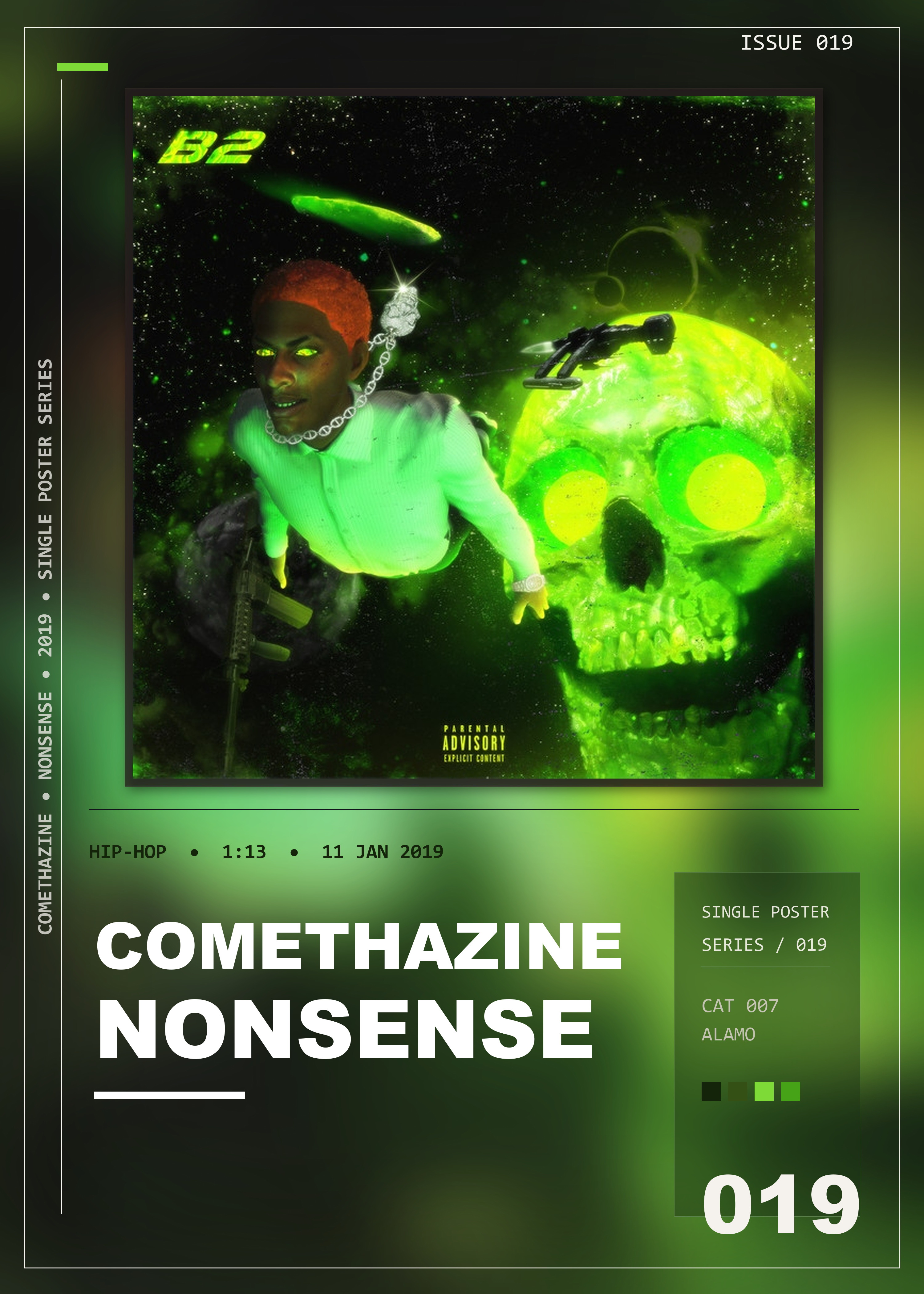 Music poster: Comethazine - NONSENSE