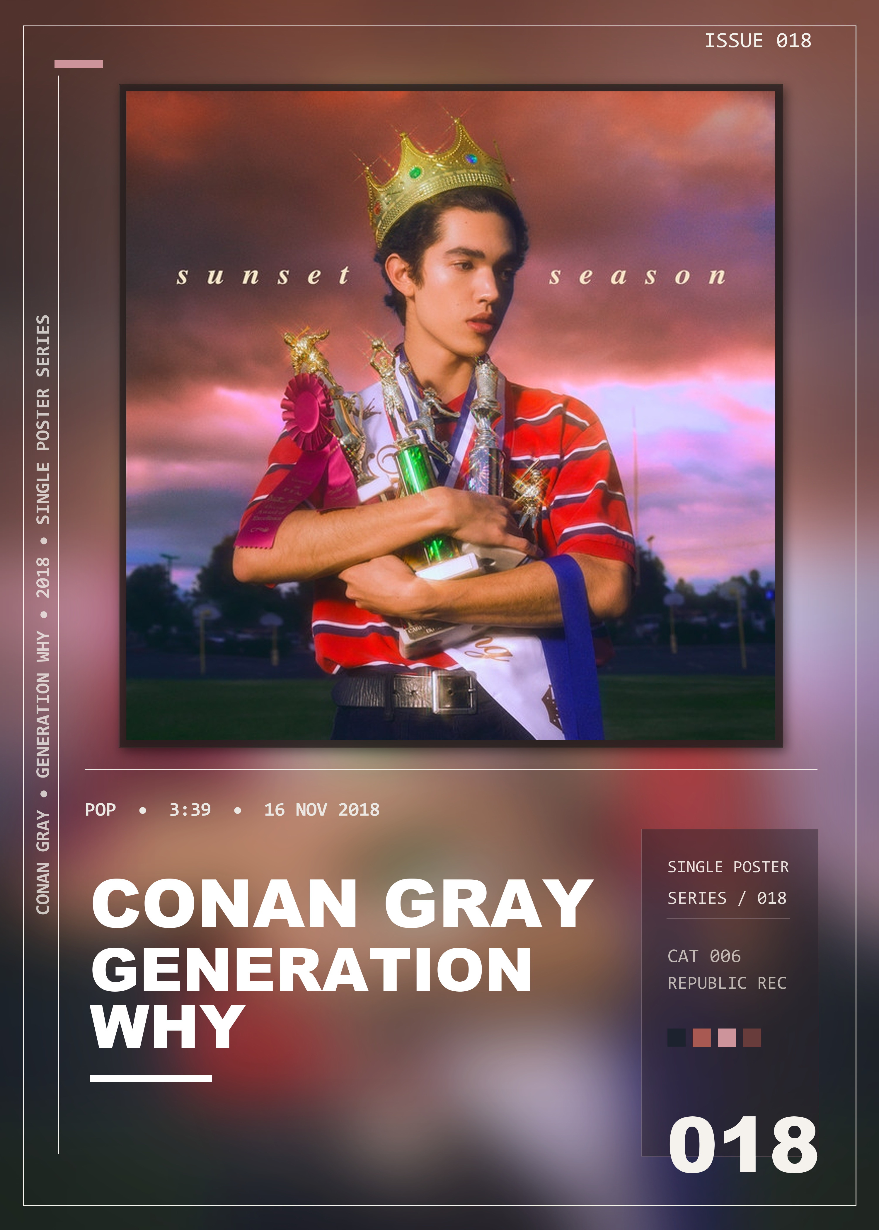 Music poster: Conan Gray - Generation Why