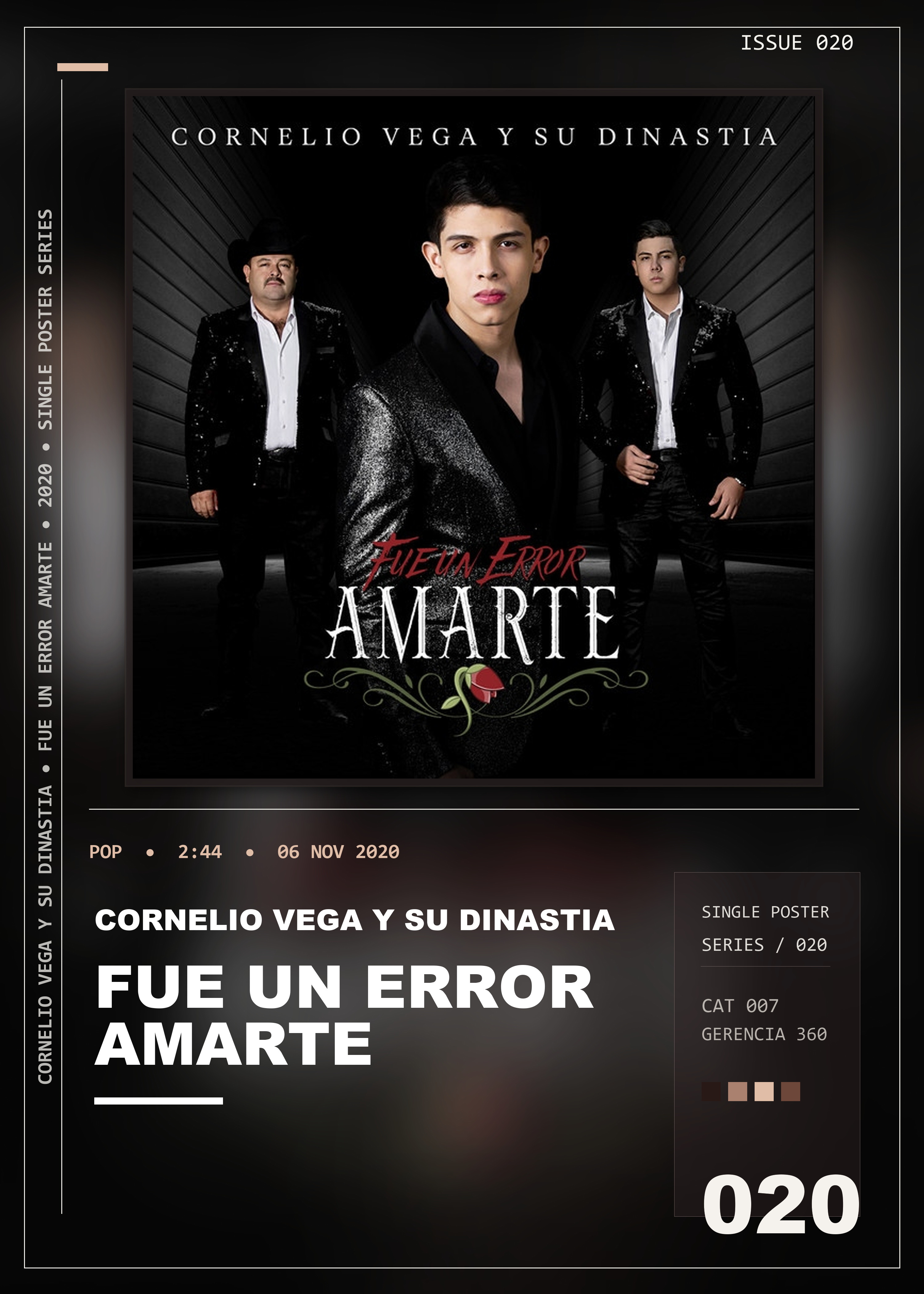 Music poster: Cornelio Vega y su Dinastia - Fue un Error Amarte