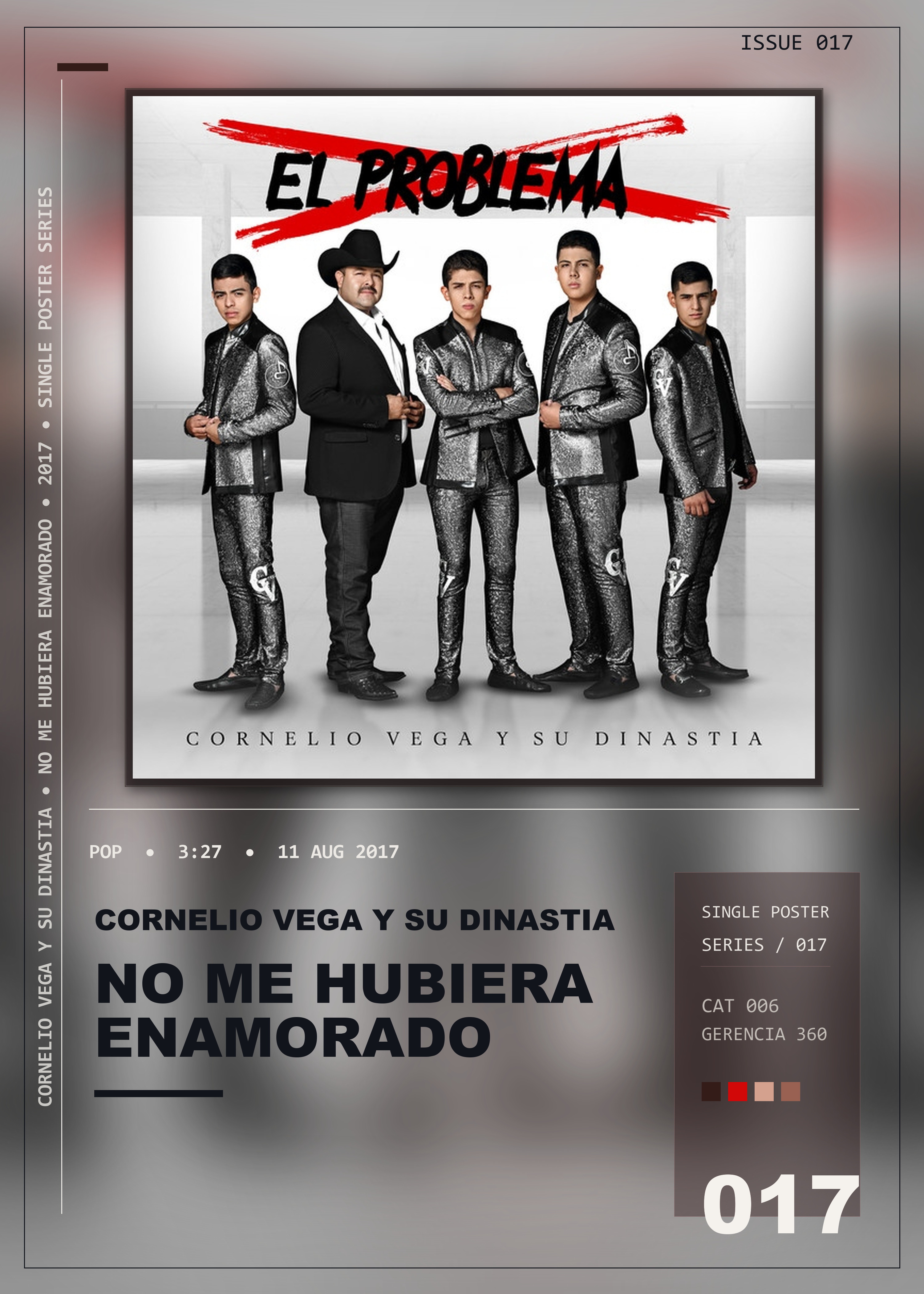 Music poster: Cornelio Vega y su Dinastia - No Me Hubiera Enamorado