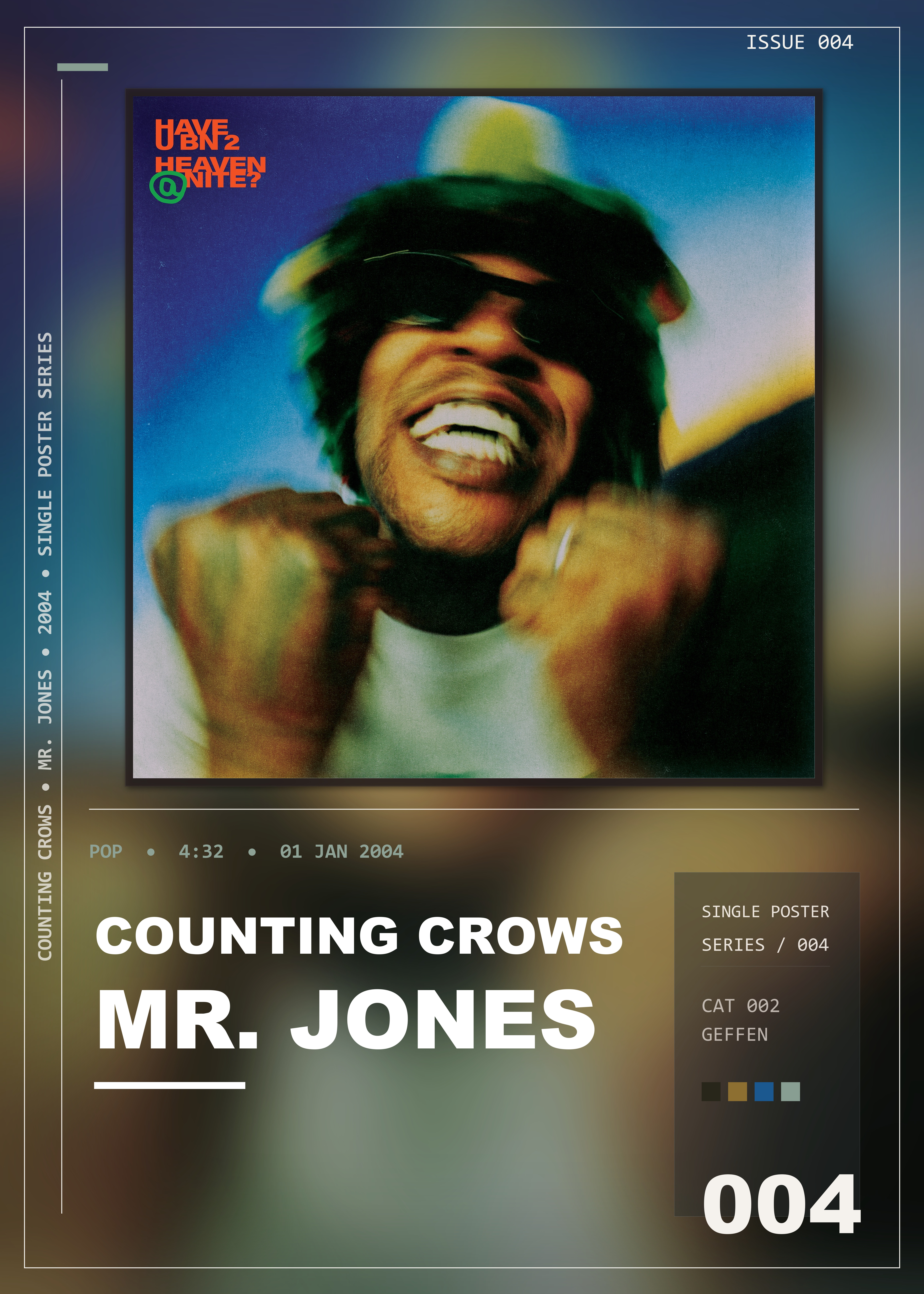 Music poster: Counting Crows - Mr Jones