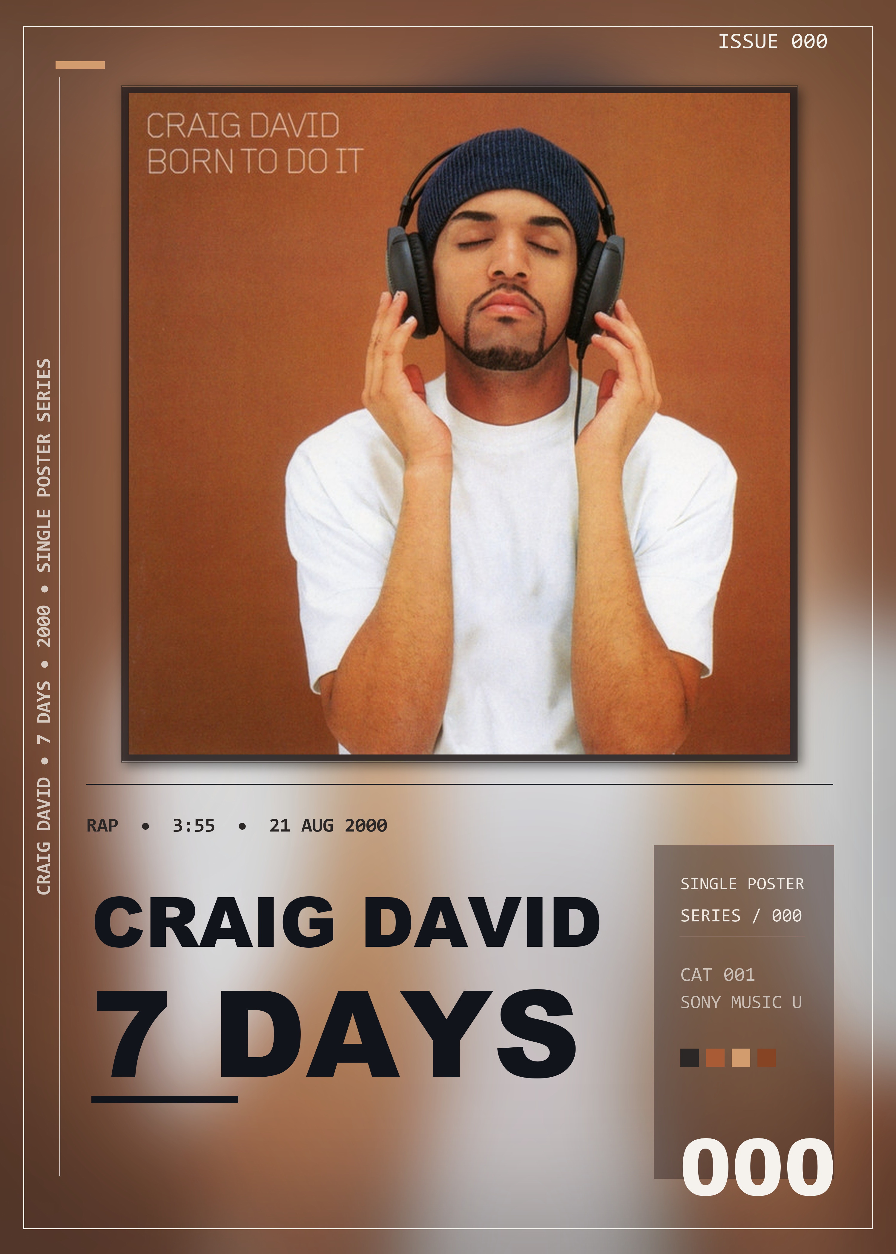 Music poster: Craig David - 7 Days