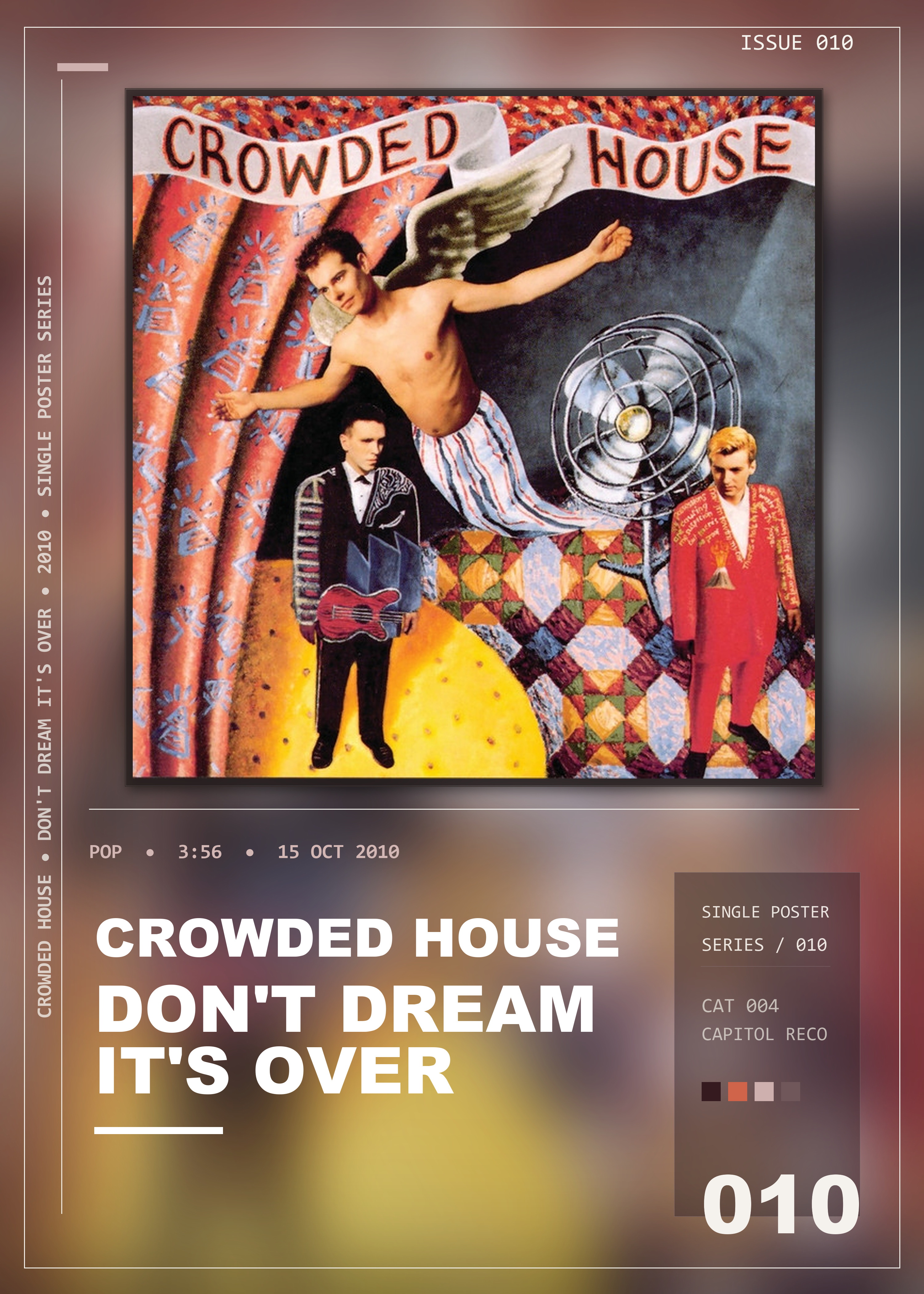 Music poster: Crowded House - Dont Dream Its Over