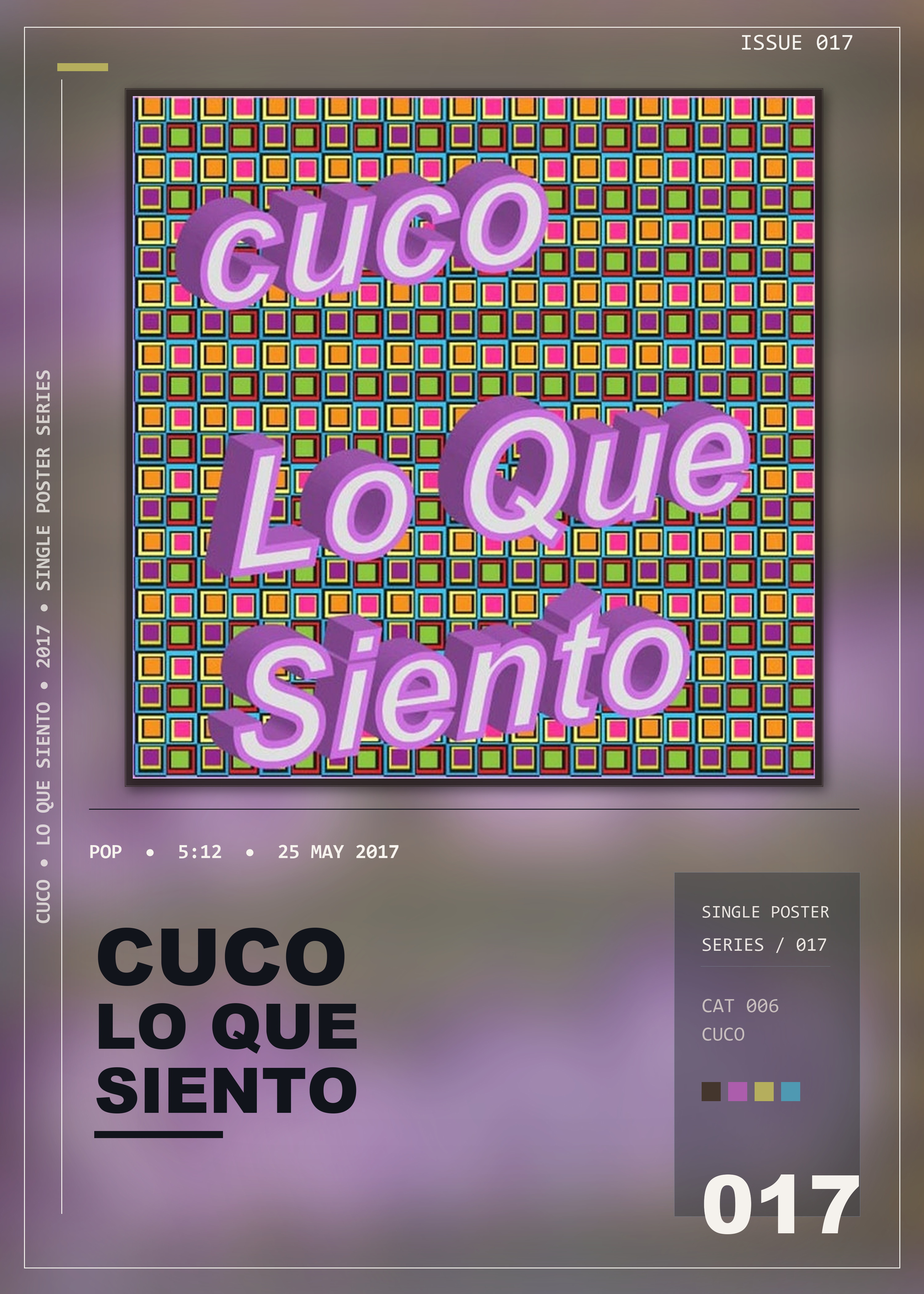 Music poster: Cuco - Lo Que Siento