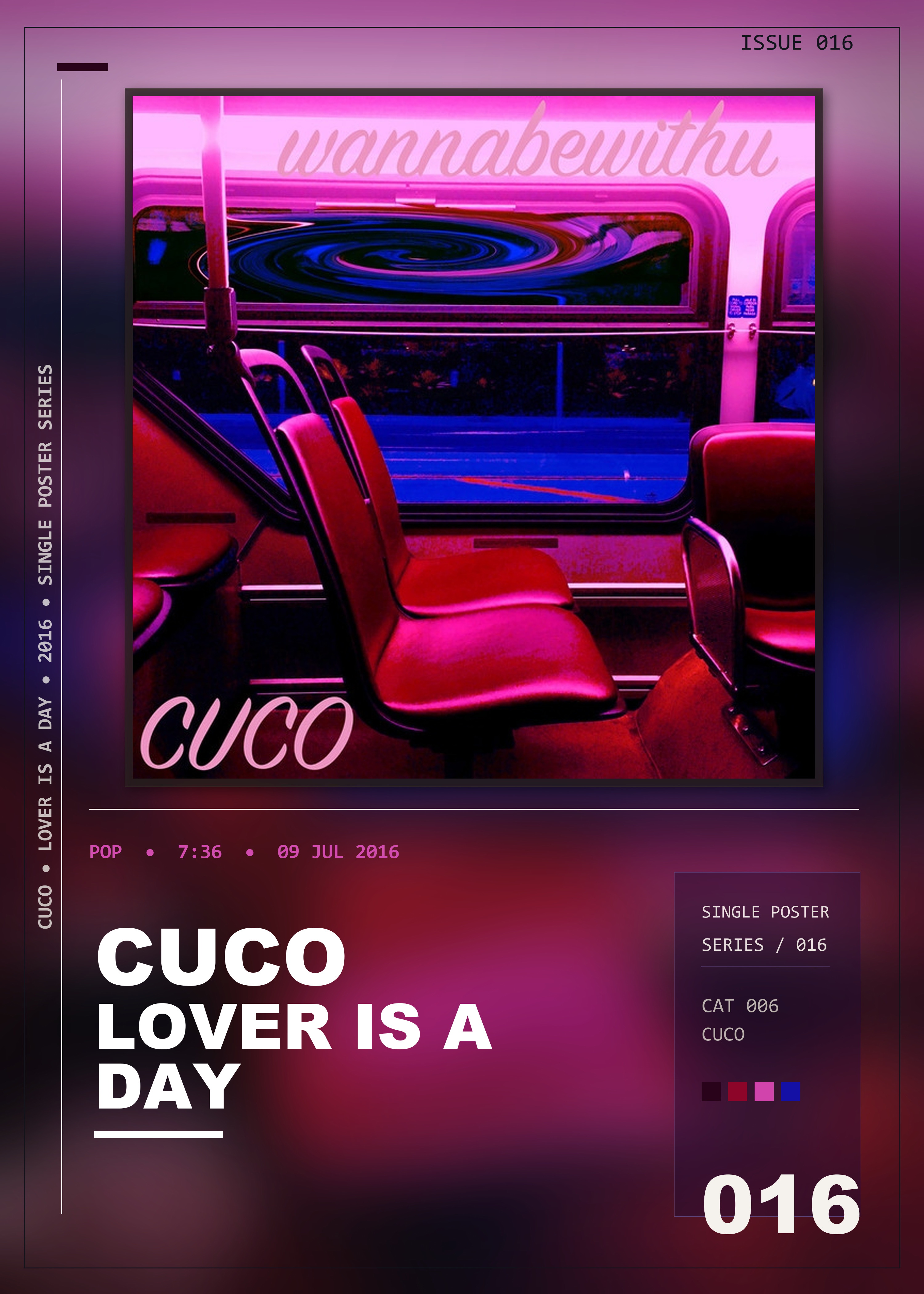 Music poster: Cuco - Lover Is a Day