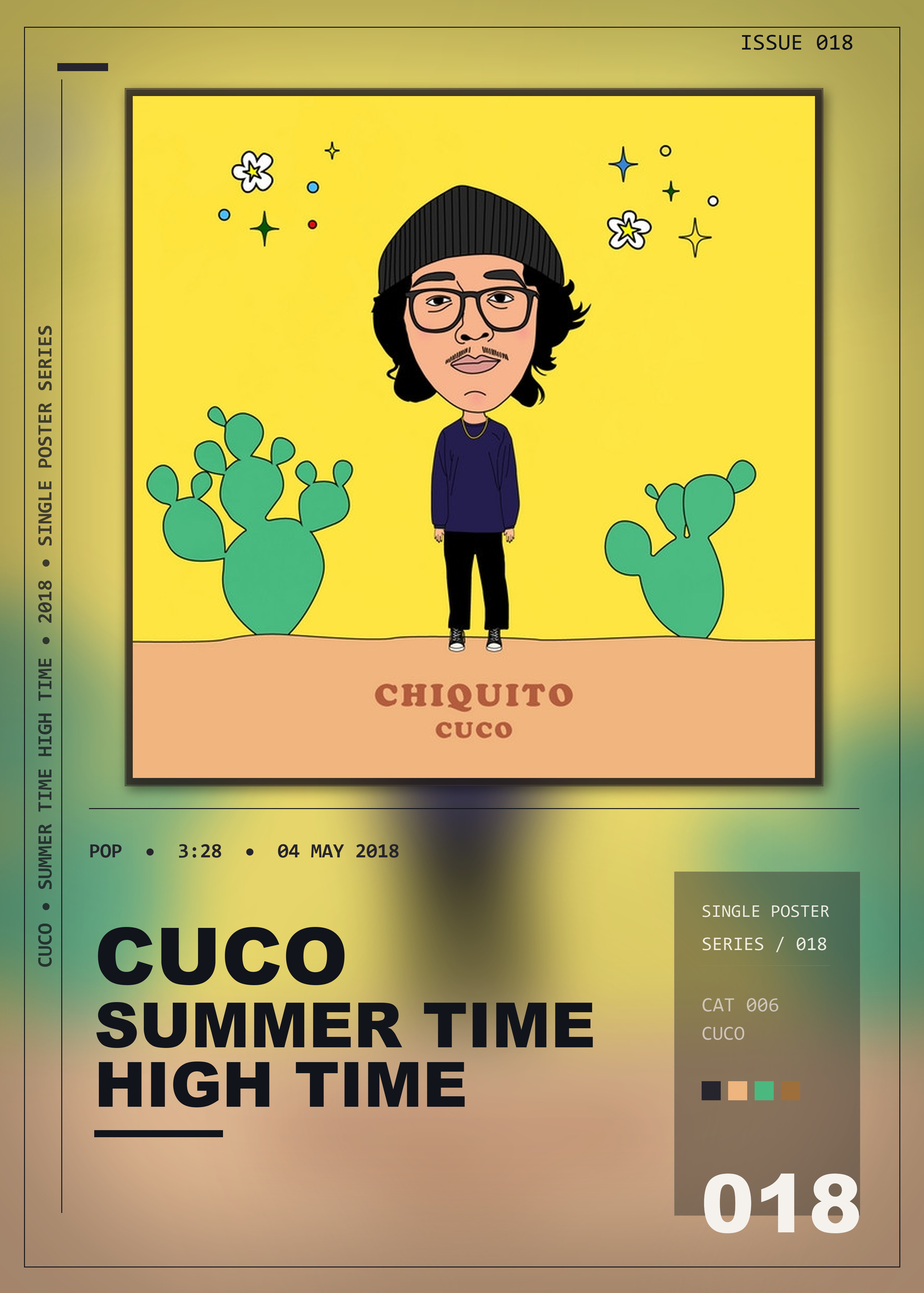 Music poster: Cuco - Summer Time High Time