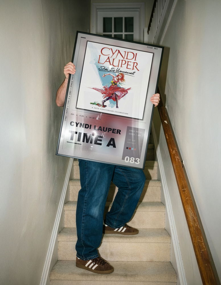Music poster: Cyndi Lauper - Time After Time