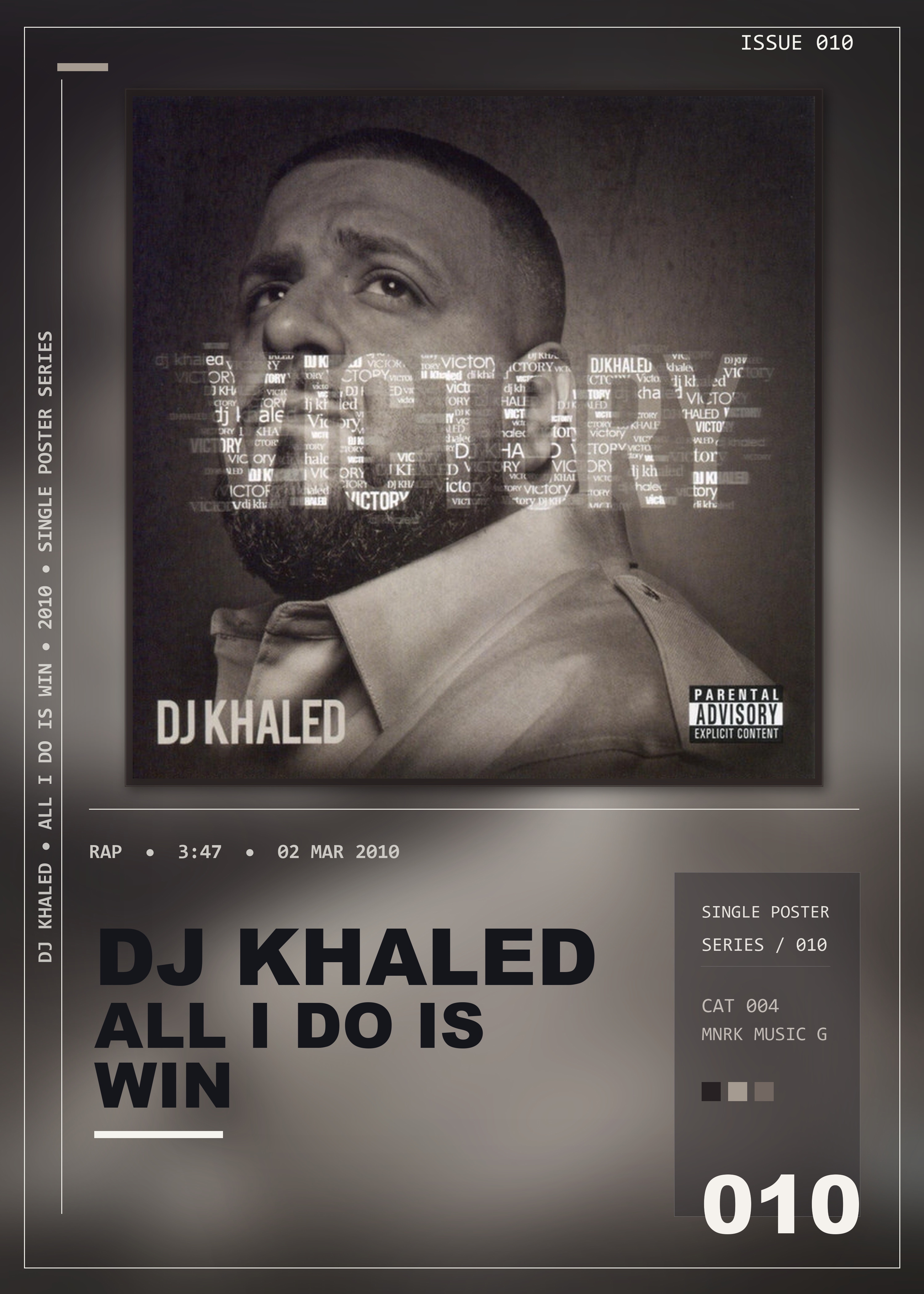 Music poster: DJ Khaled - All I Do Is Win