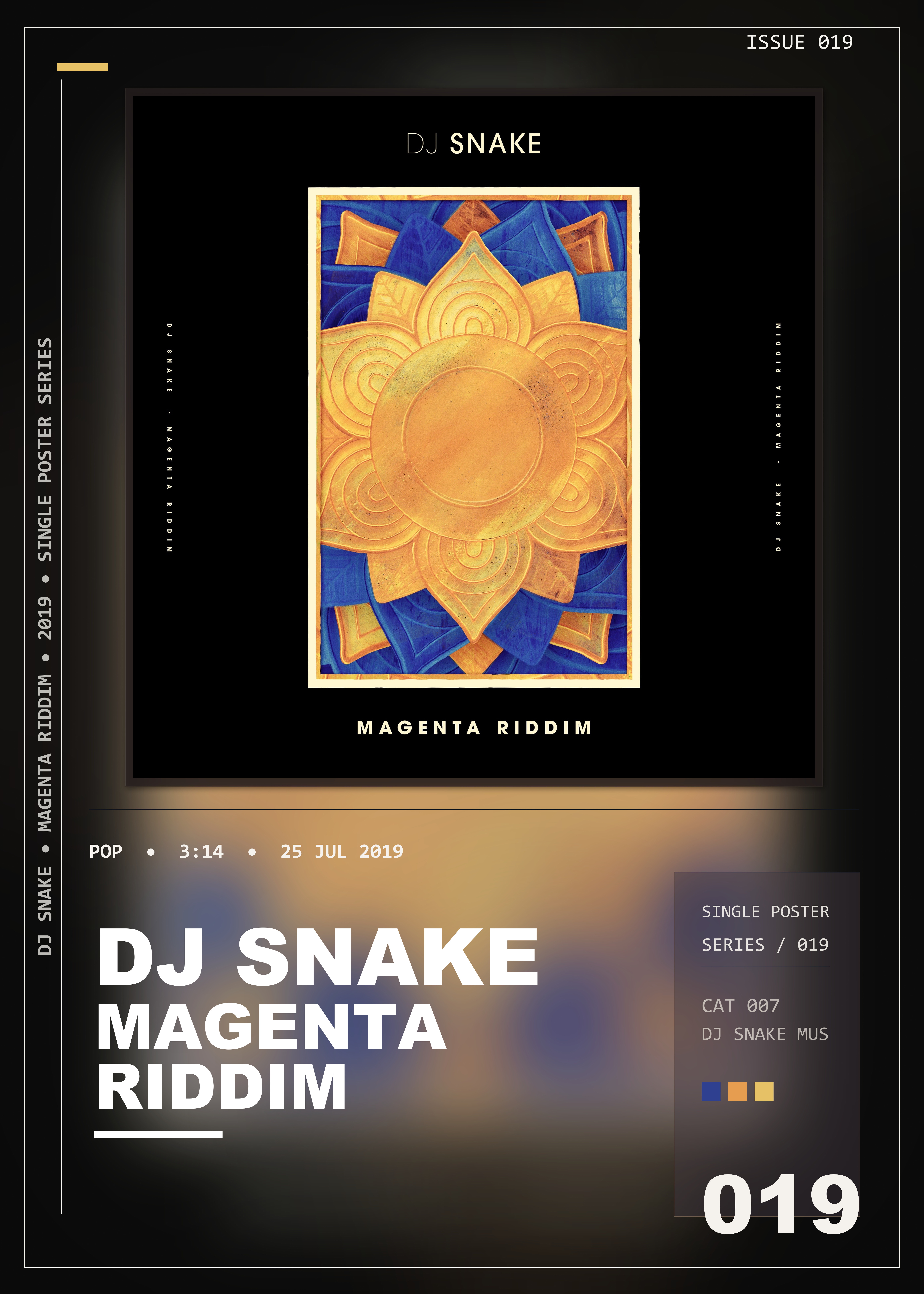 Music poster: DJ Snake - Magenta Riddim